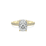 Classic Pave Solitaire Engagement Ring - The Better Diamonds