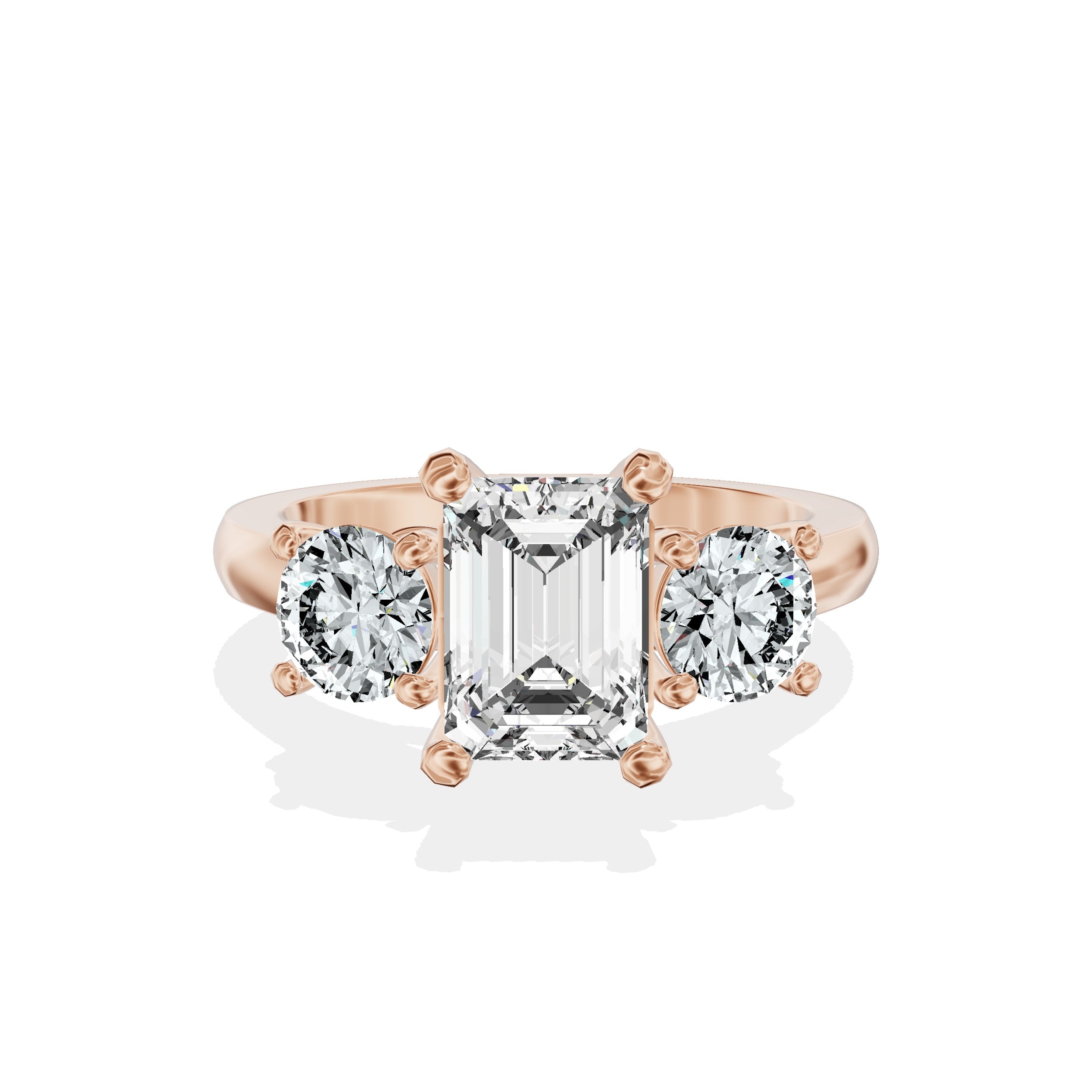 Signature Three Stone Engagement Ring