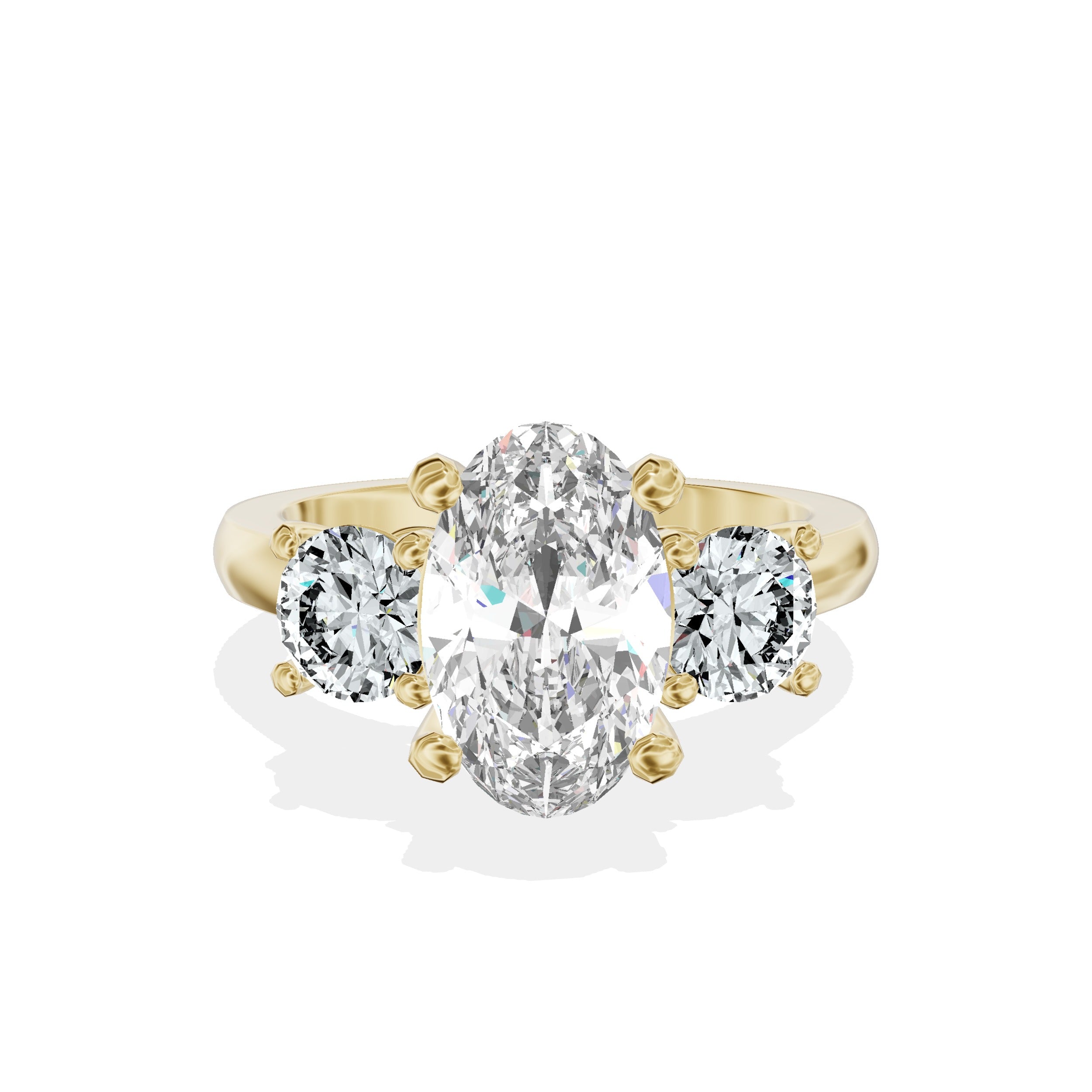 Signature Three Stone Engagement Ring