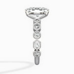 Devotion Vintage Style 2.03 ct Long Cushion Lab Grown Diamond Engagement Ring in 14K White Gold - The Better Diamonds