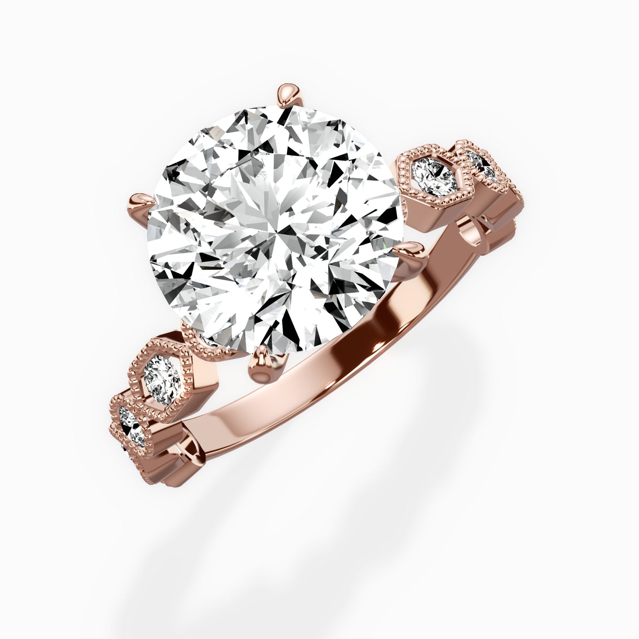 Devotion Vintage Style Engagement Ring - The Better Diamonds