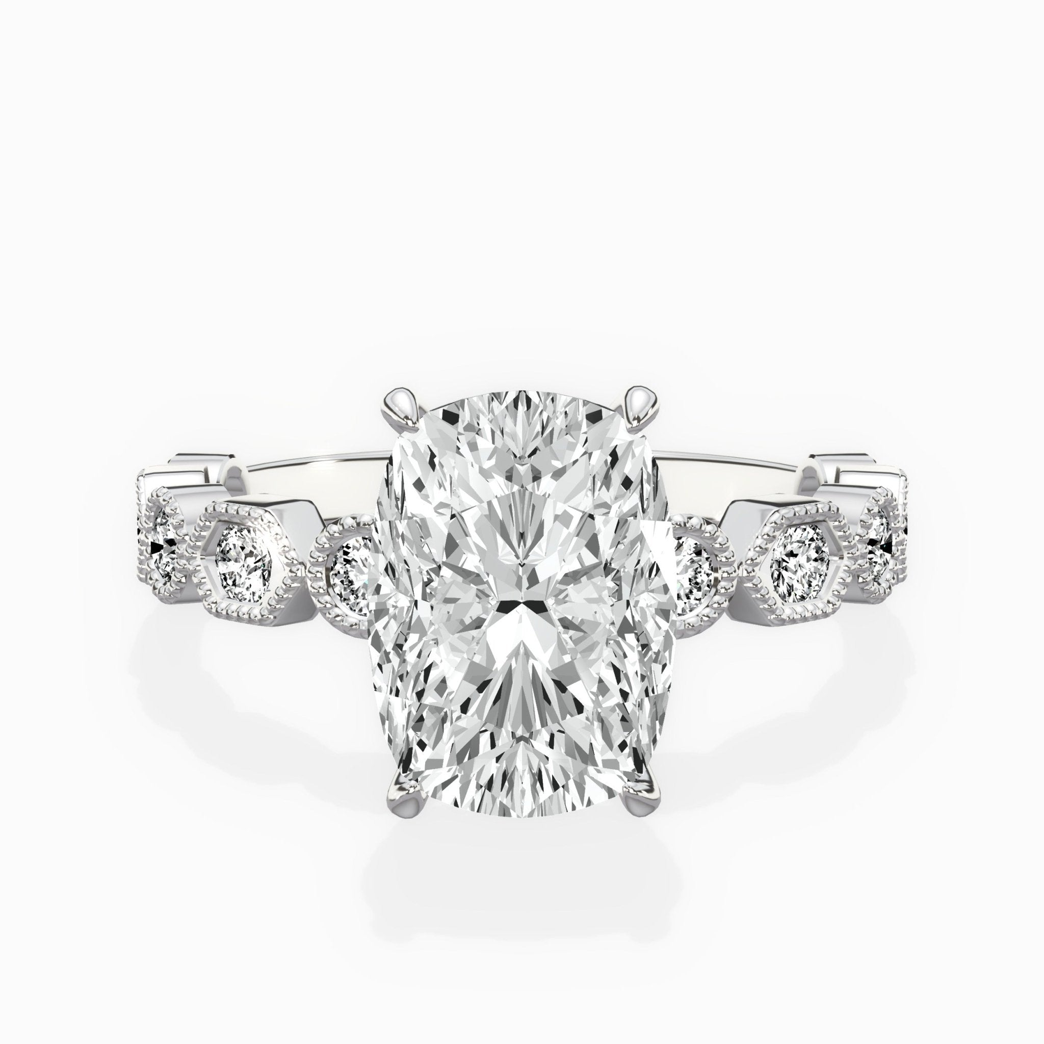 Devotion Vintage Style Engagement Ring - The Better Diamonds