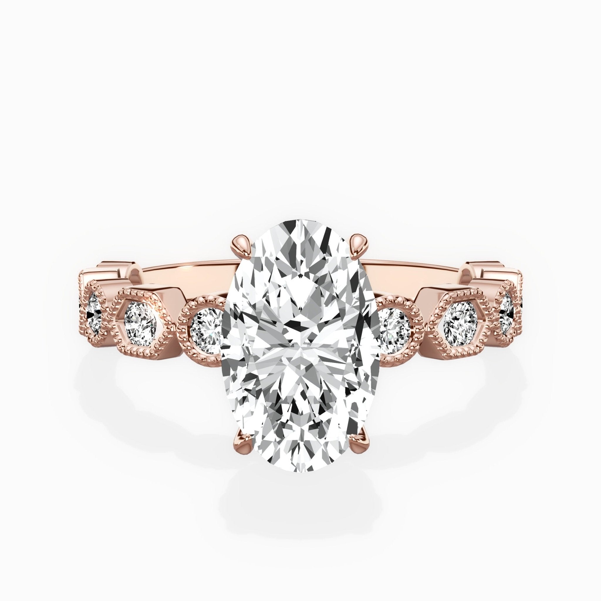 Devotion Vintage Style Engagement Ring - The Better Diamonds