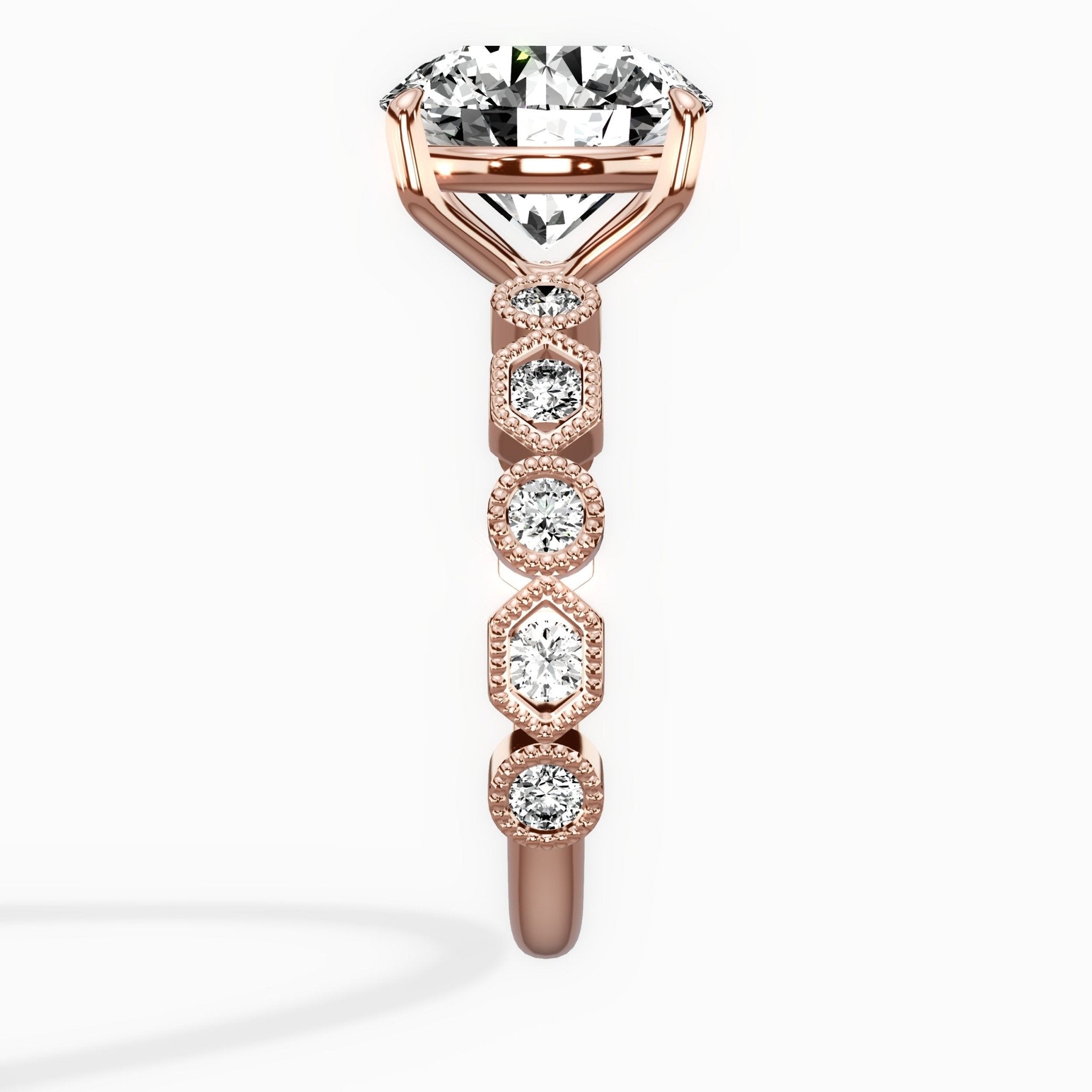 Devotion Vintage Style Engagement Ring - The Better Diamonds