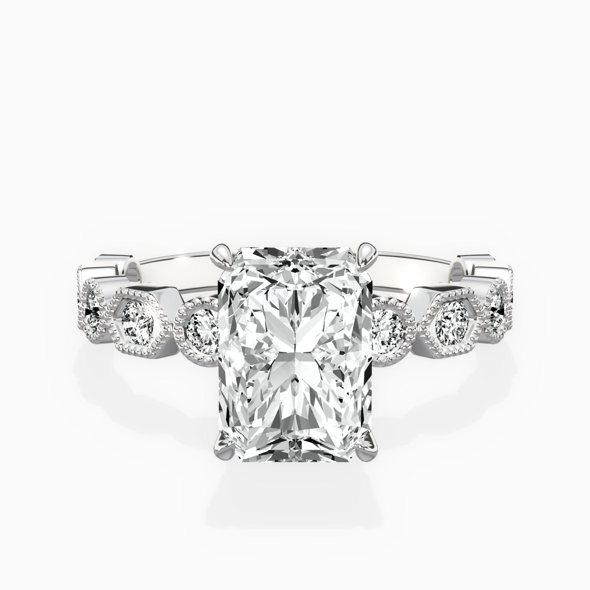 Devotion Vintage Style Engagement Ring - The Better Diamonds