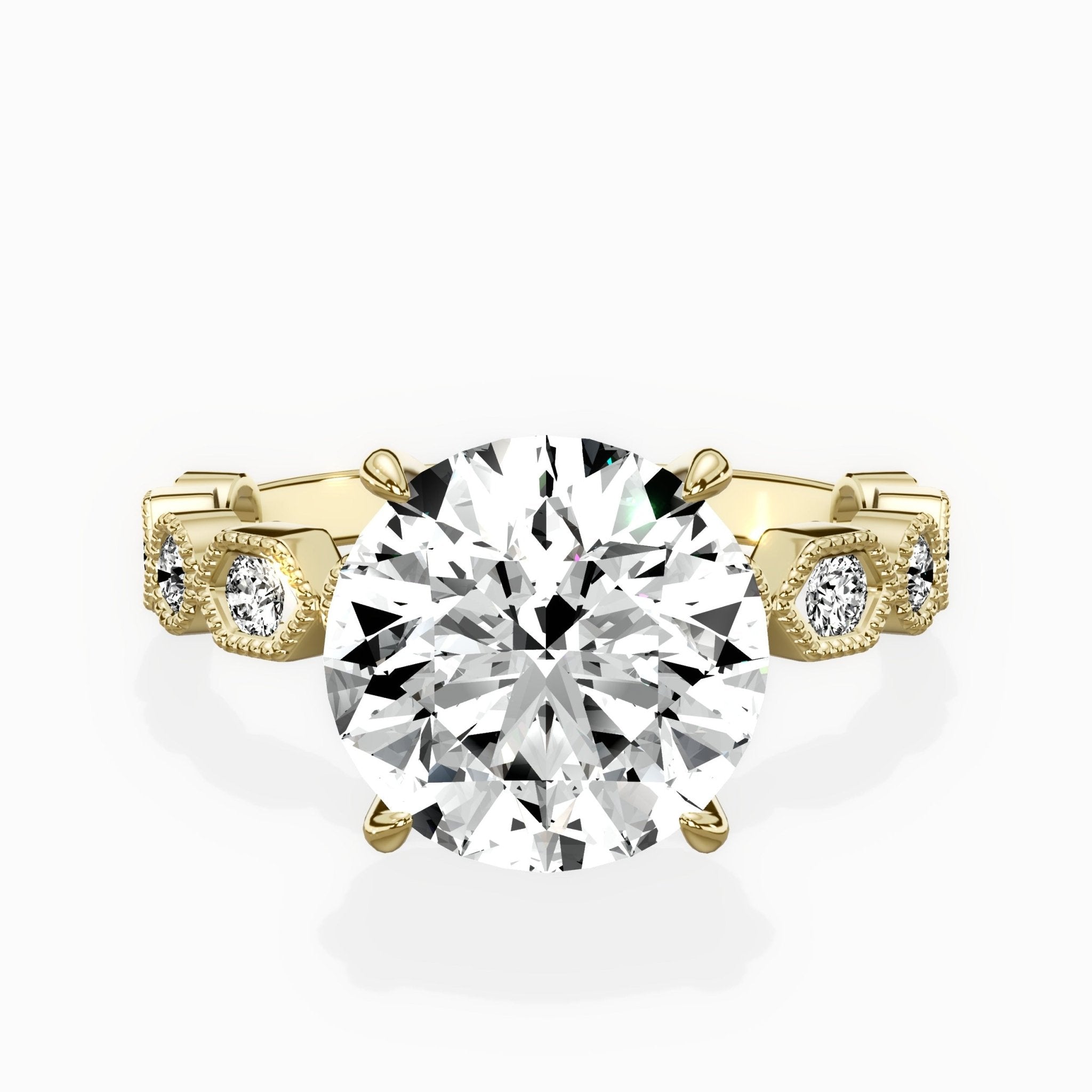Devotion Vintage Style Engagement Ring - The Better Diamonds