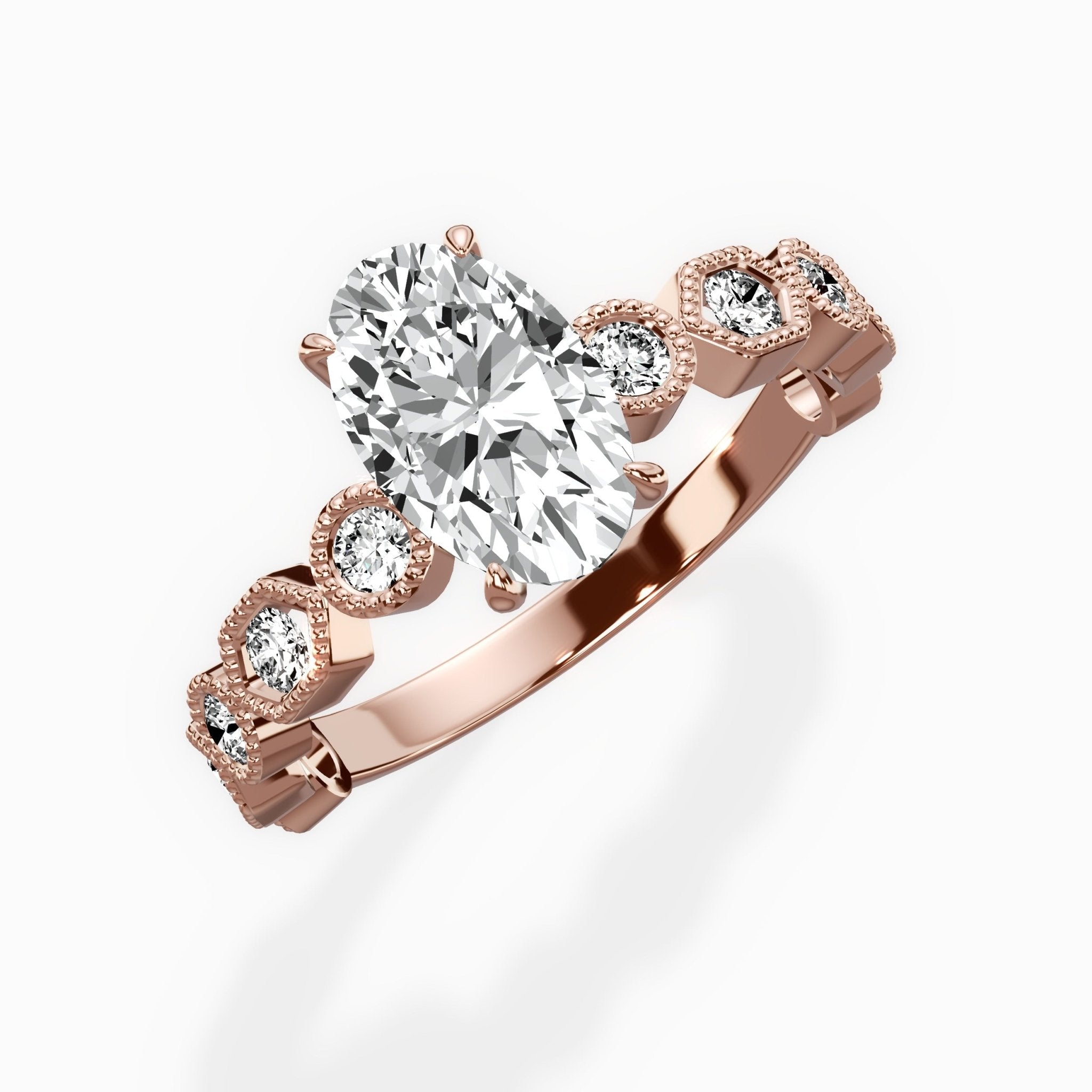 Devotion Vintage Style Engagement Ring - The Better Diamonds