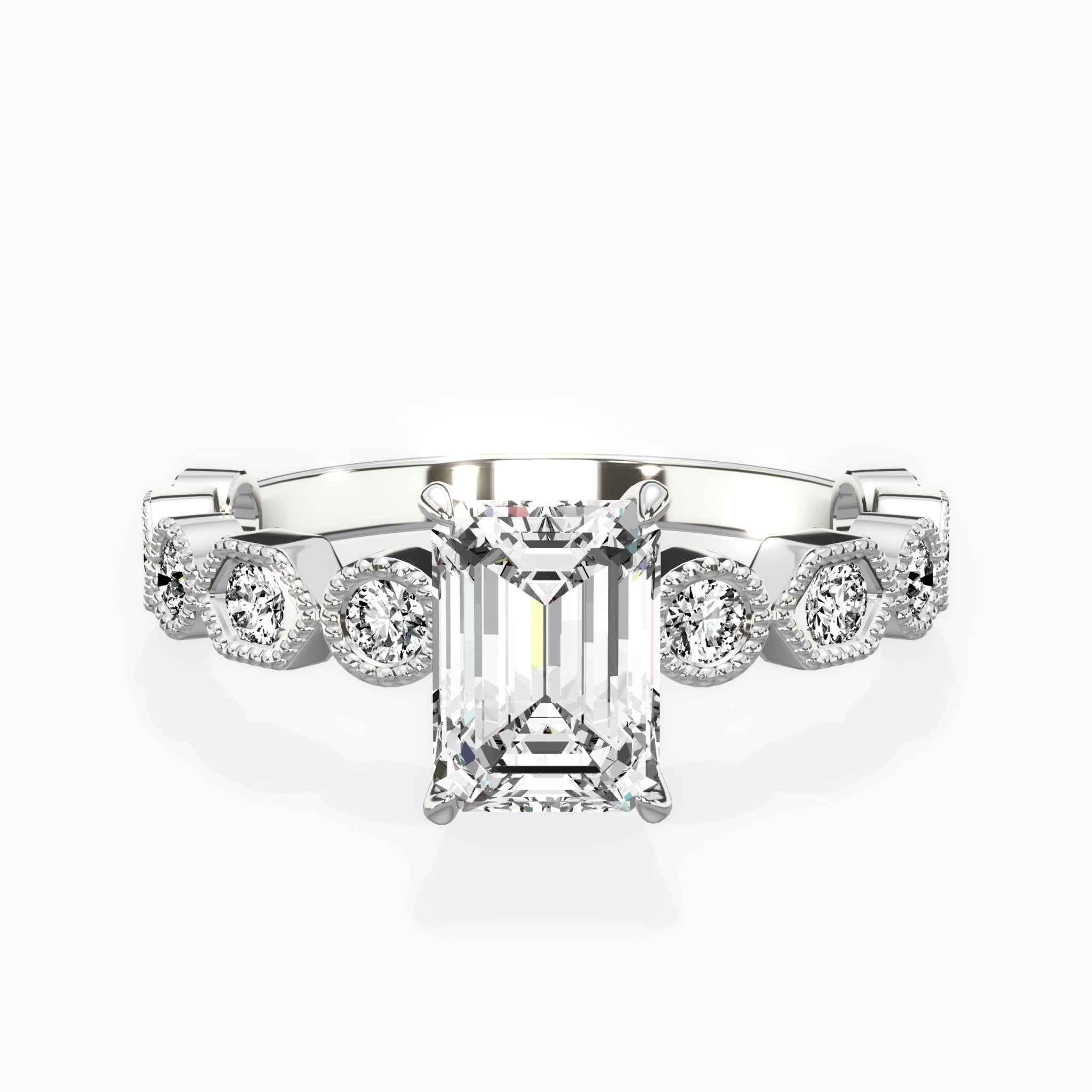 Devotion Vintage Style Engagement Ring - The Better Diamonds