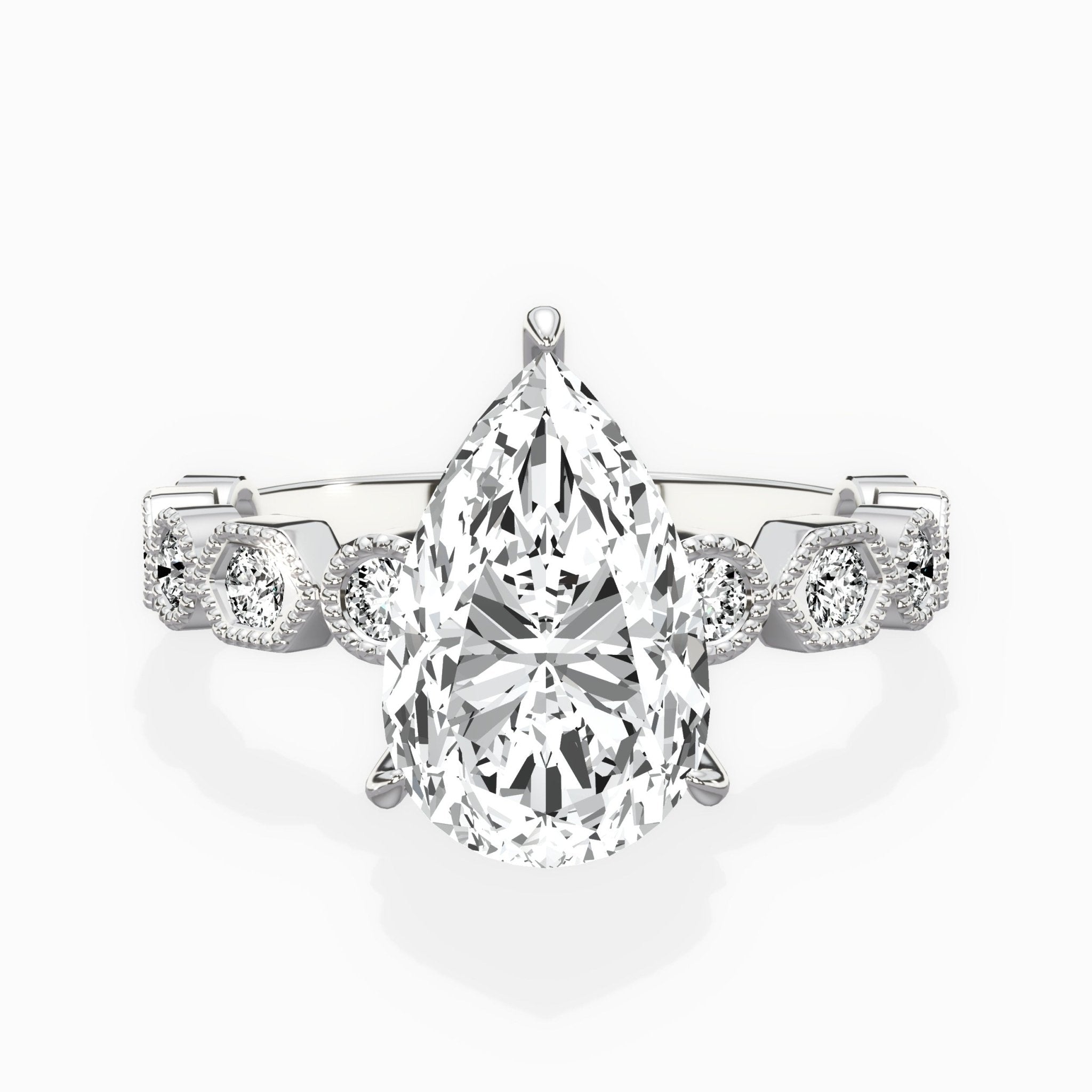 Devotion Vintage Style Engagement Ring - The Better Diamonds