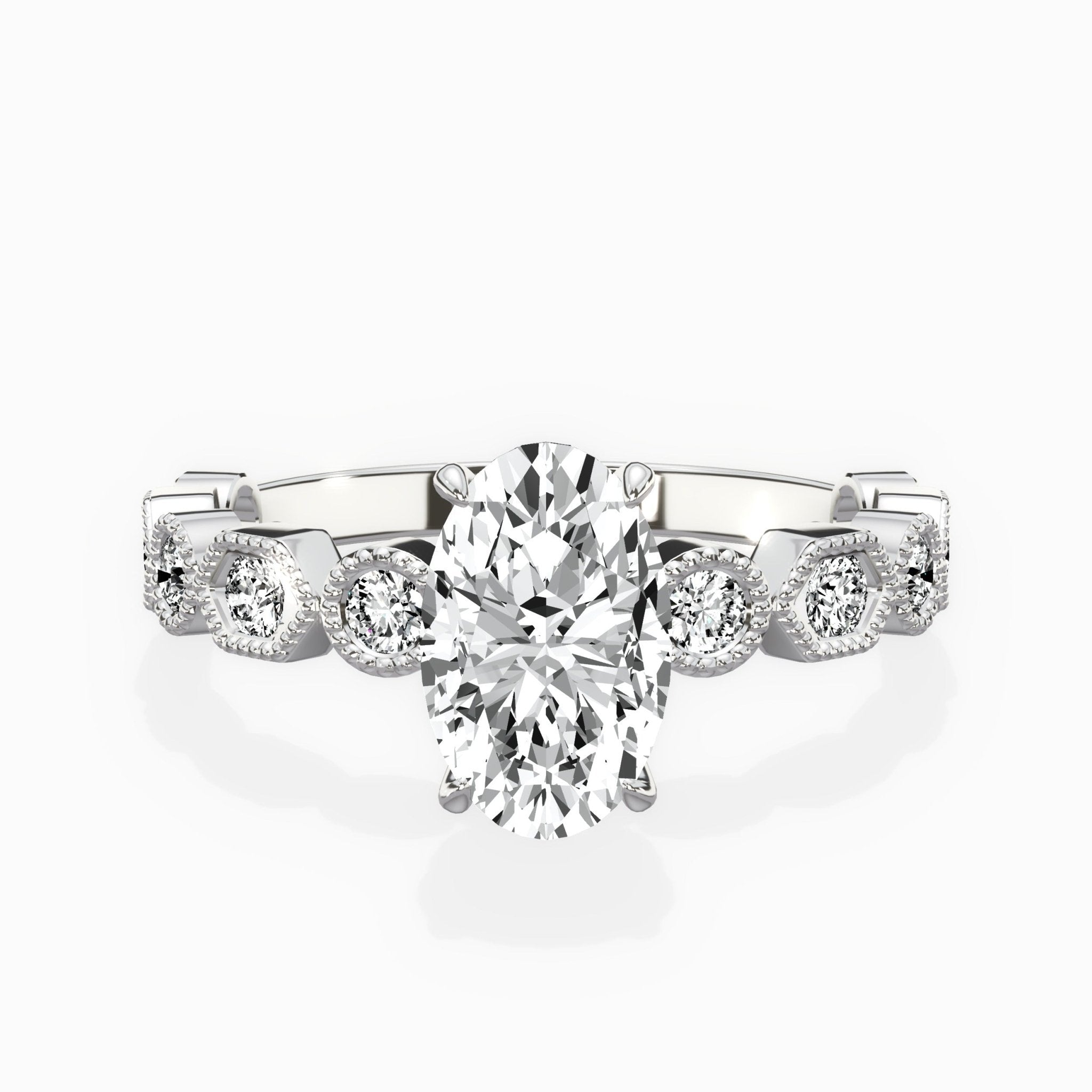 Devotion Vintage Style Engagement Ring - The Better Diamonds
