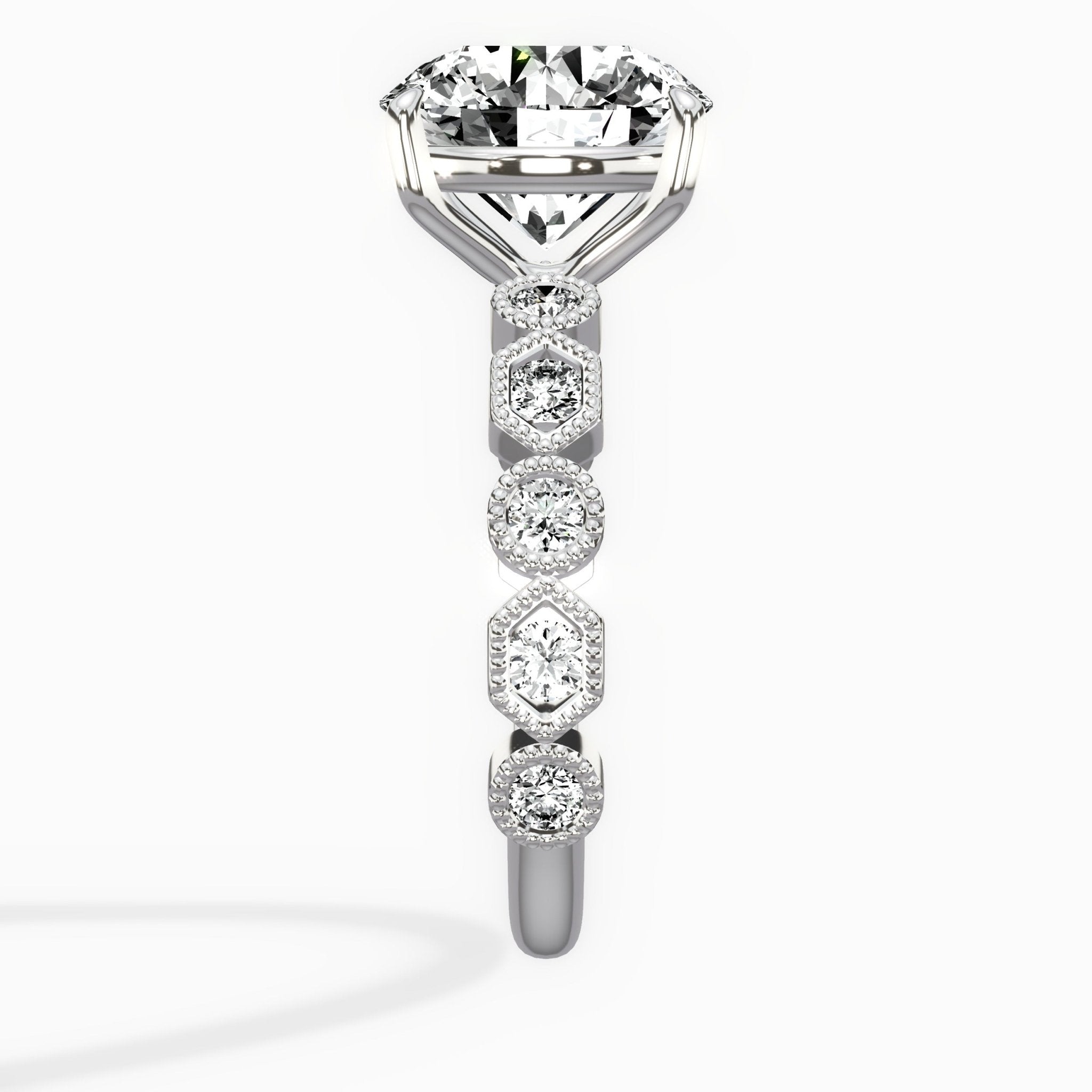 Devotion Vintage Style Engagement Ring - The Better Diamonds
