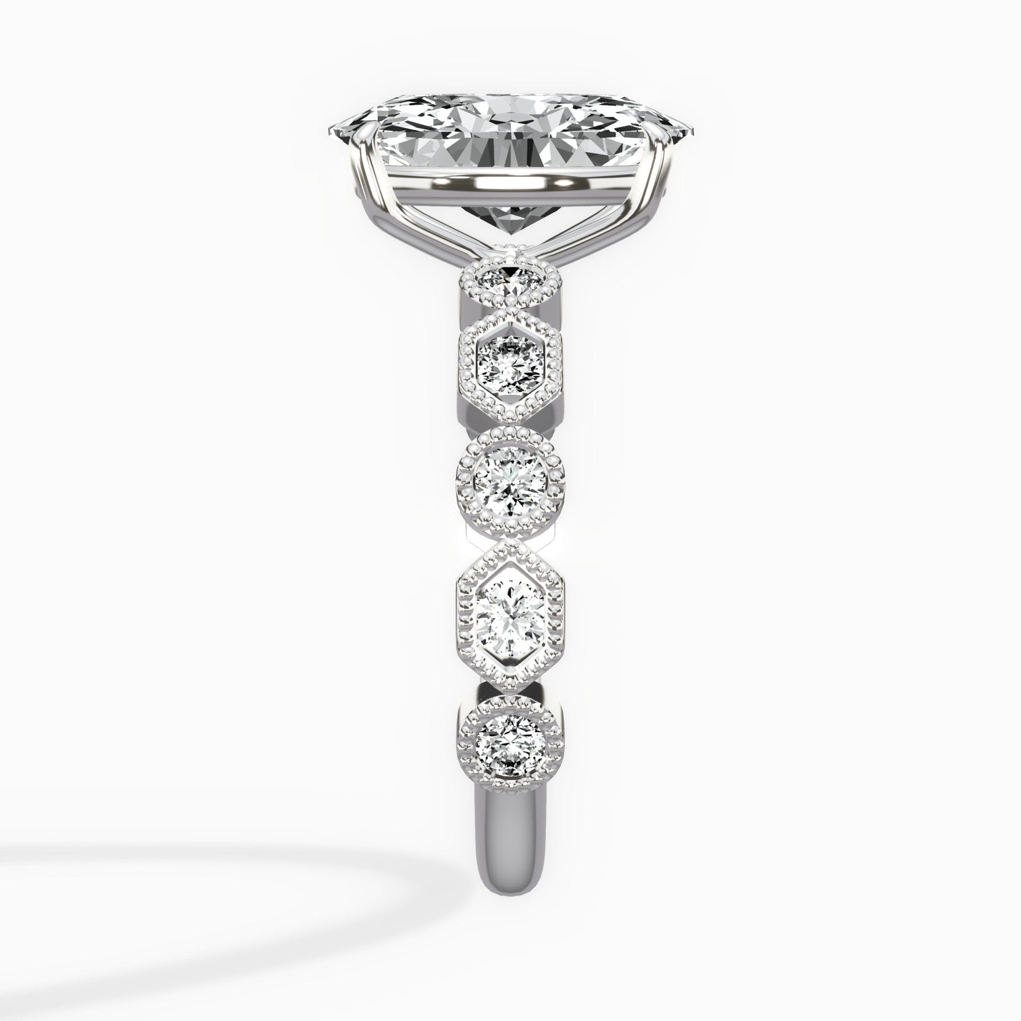 Devotion Vintage Style Engagement Ring - The Better Diamonds