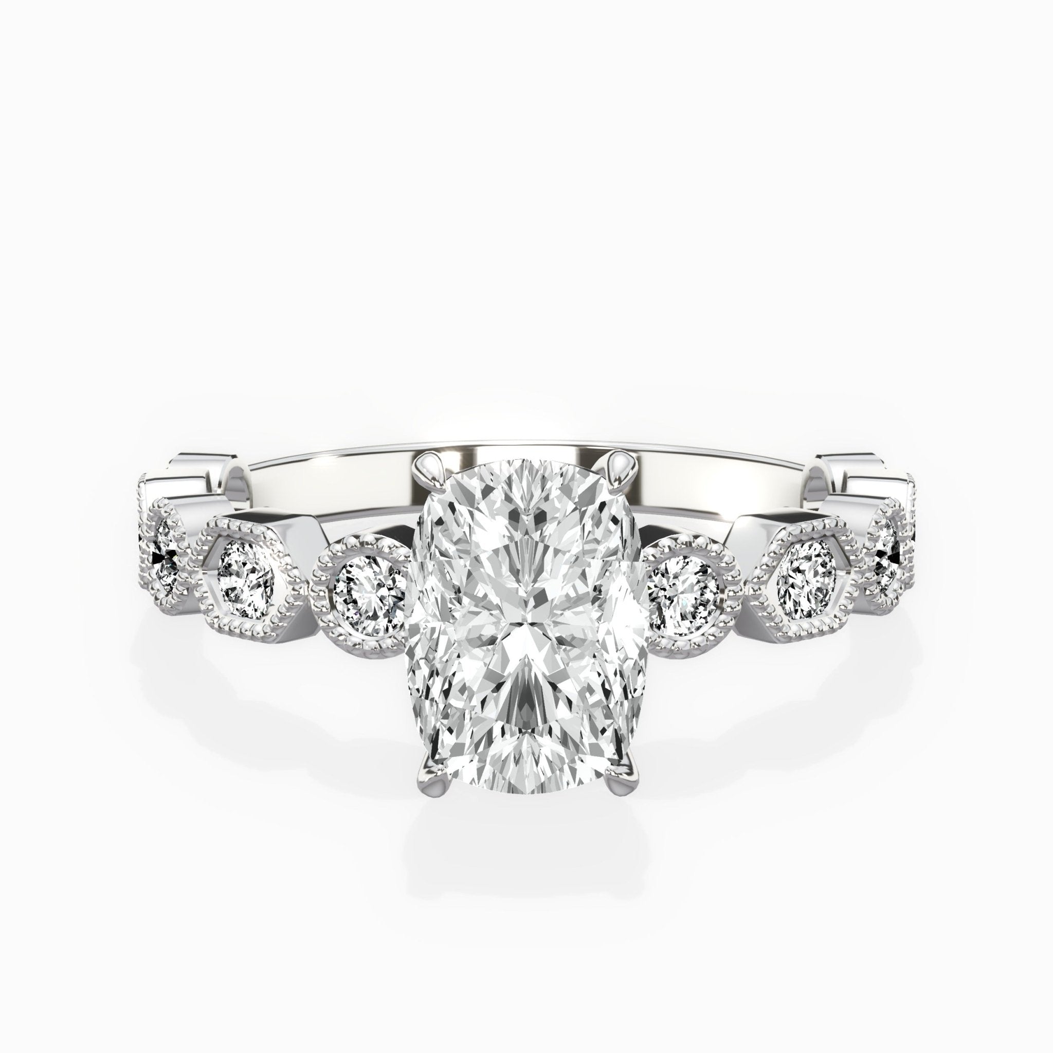 Devotion Vintage Style Engagement Ring - The Better Diamonds