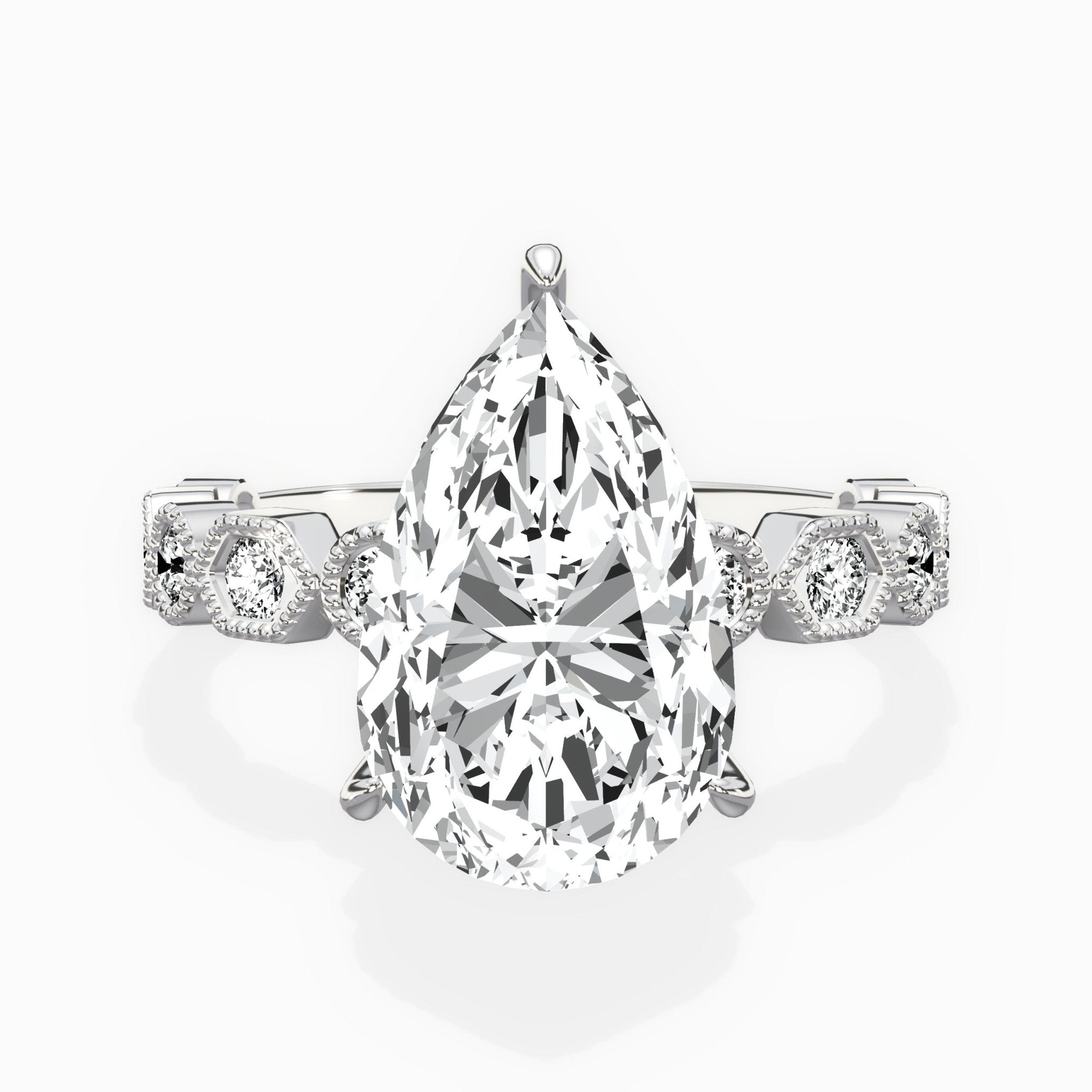 Devotion Vintage Style Engagement Ring - The Better Diamonds