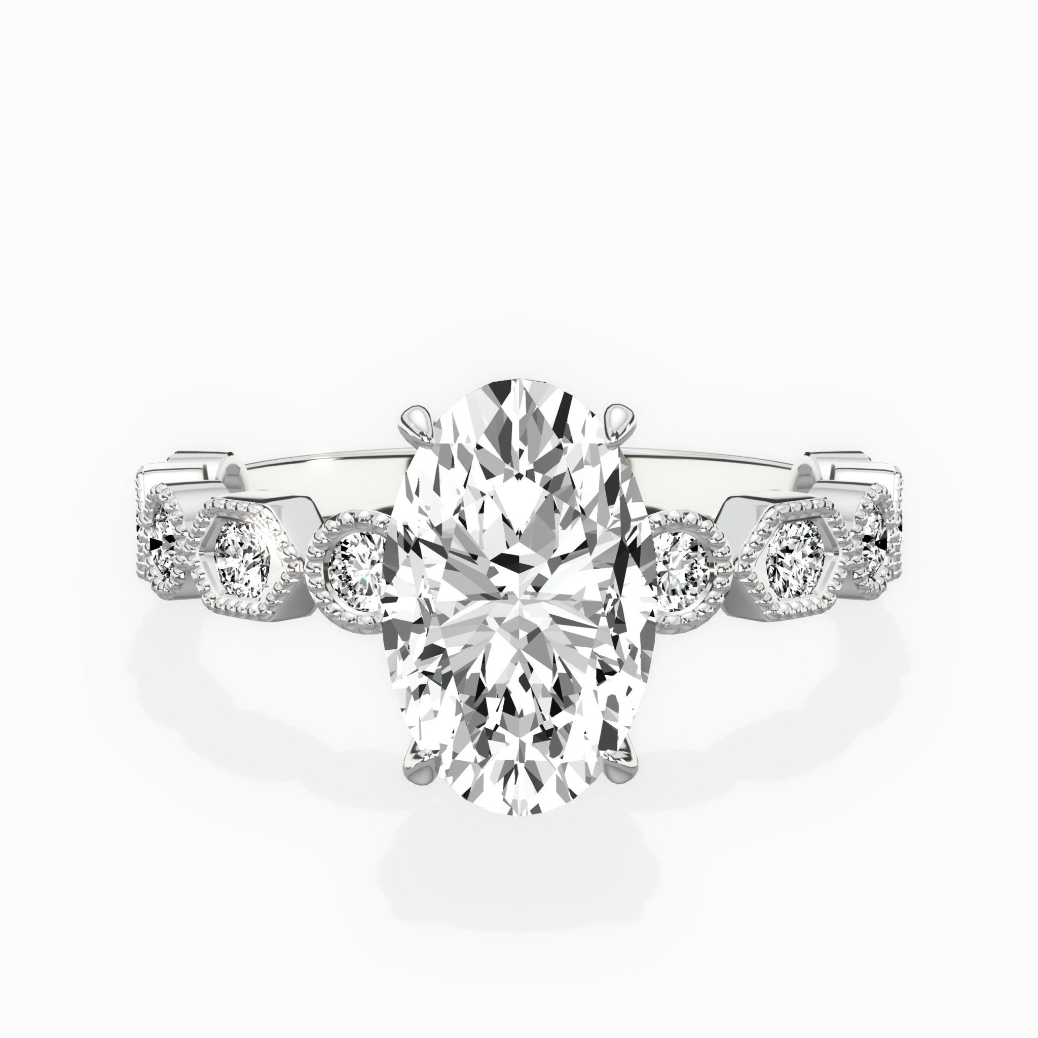 Devotion Vintage Style Engagement Ring - The Better Diamonds
