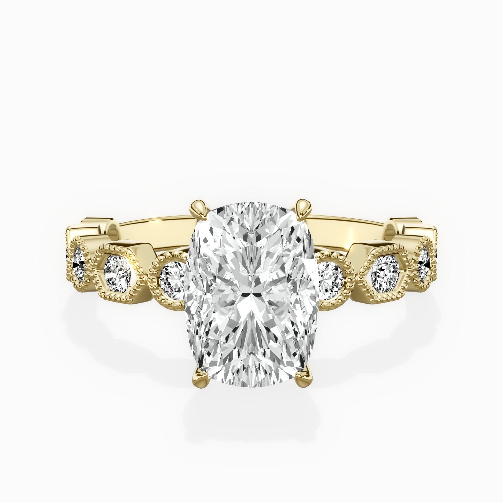 Devotion Vintage Style Engagement Ring - The Better Diamonds