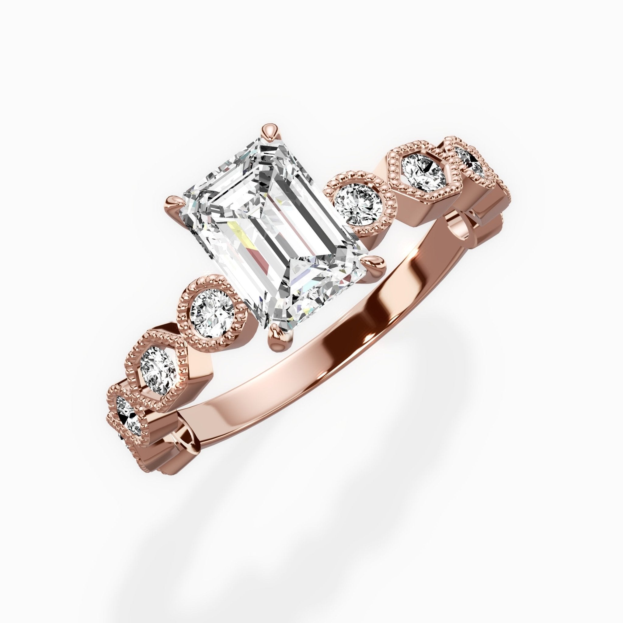 Devotion Vintage Style Engagement Ring - The Better Diamonds