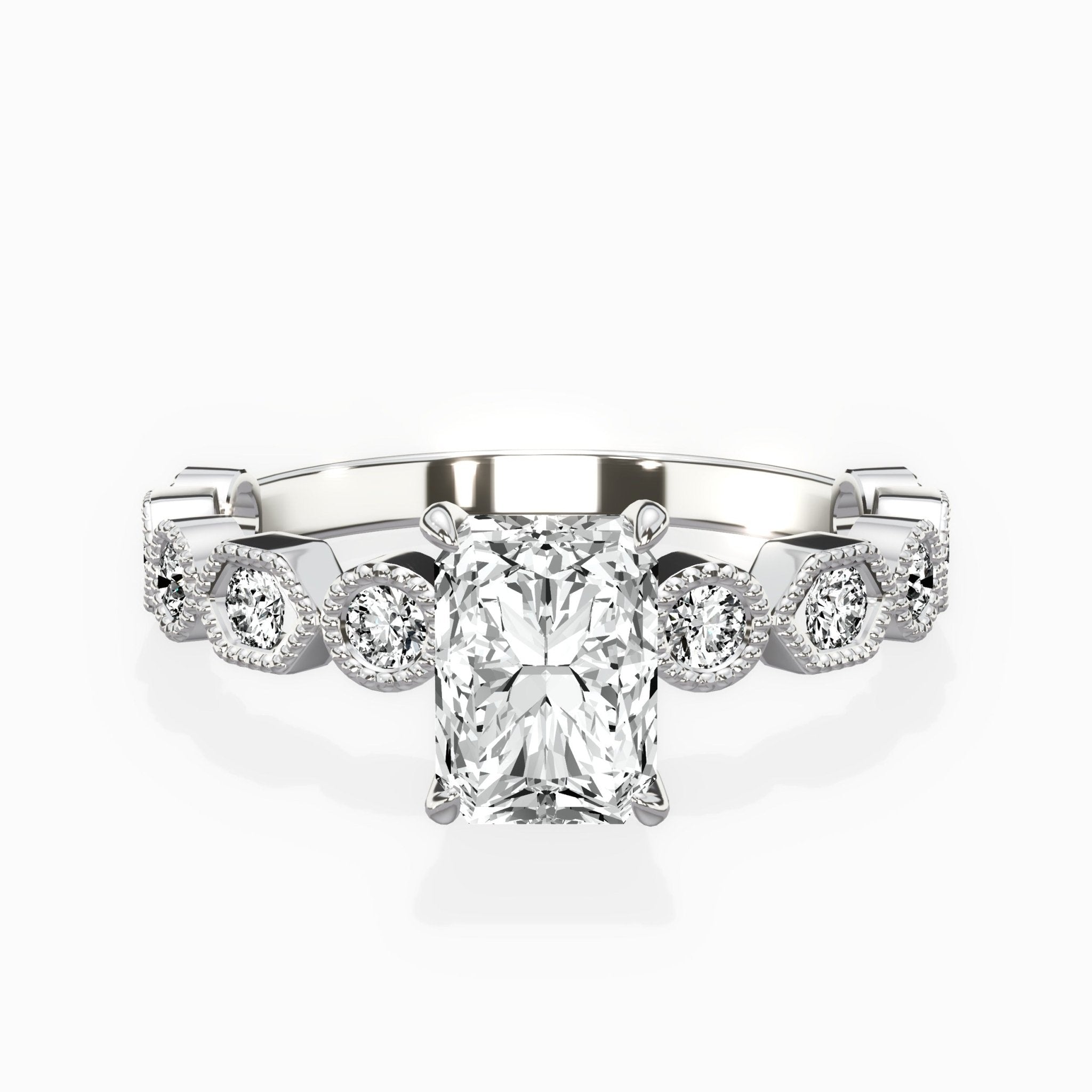 Devotion Vintage Style Engagement Ring - The Better Diamonds