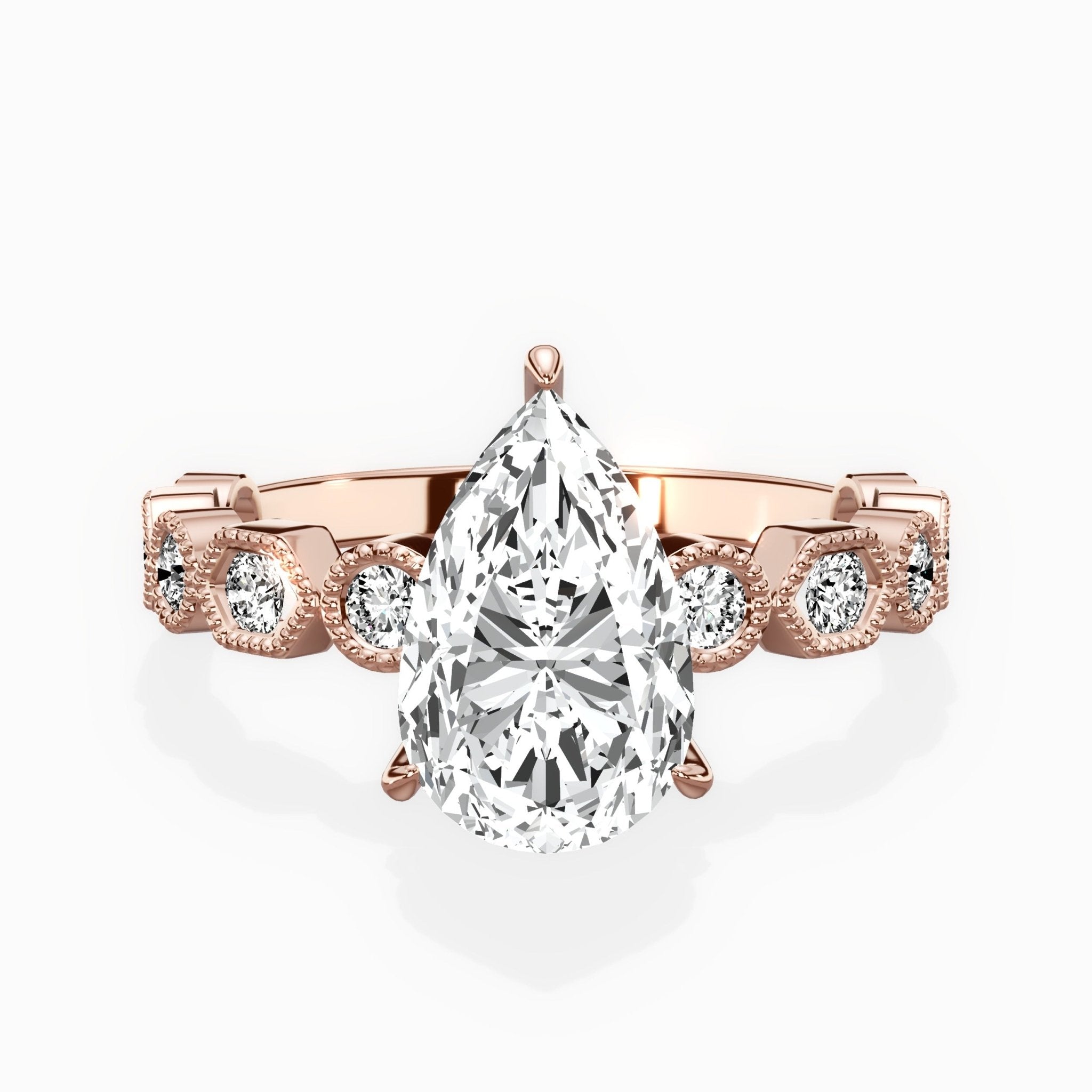 Devotion Vintage Style Engagement Ring - The Better Diamonds