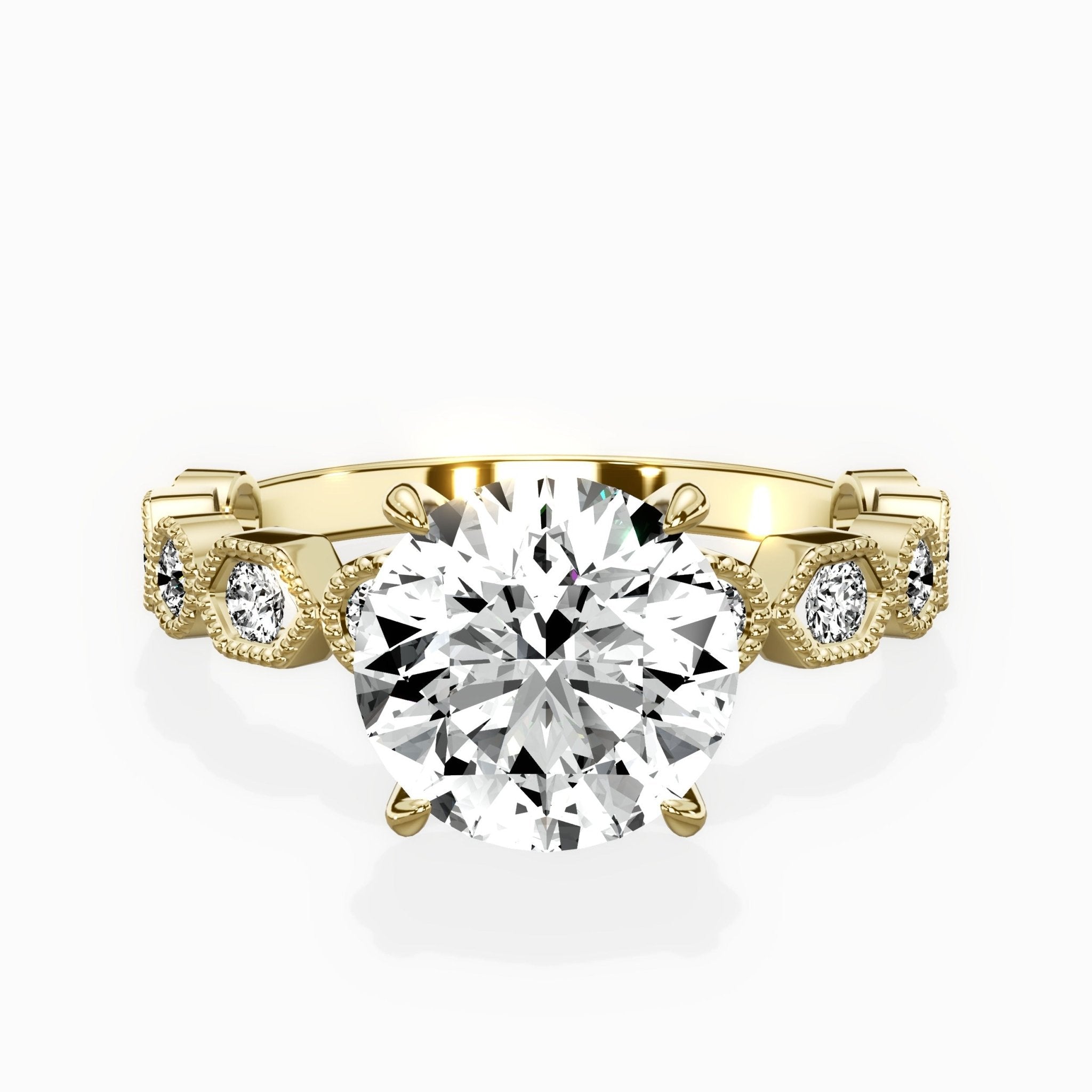 Devotion Vintage Style Engagement Ring - The Better Diamonds
