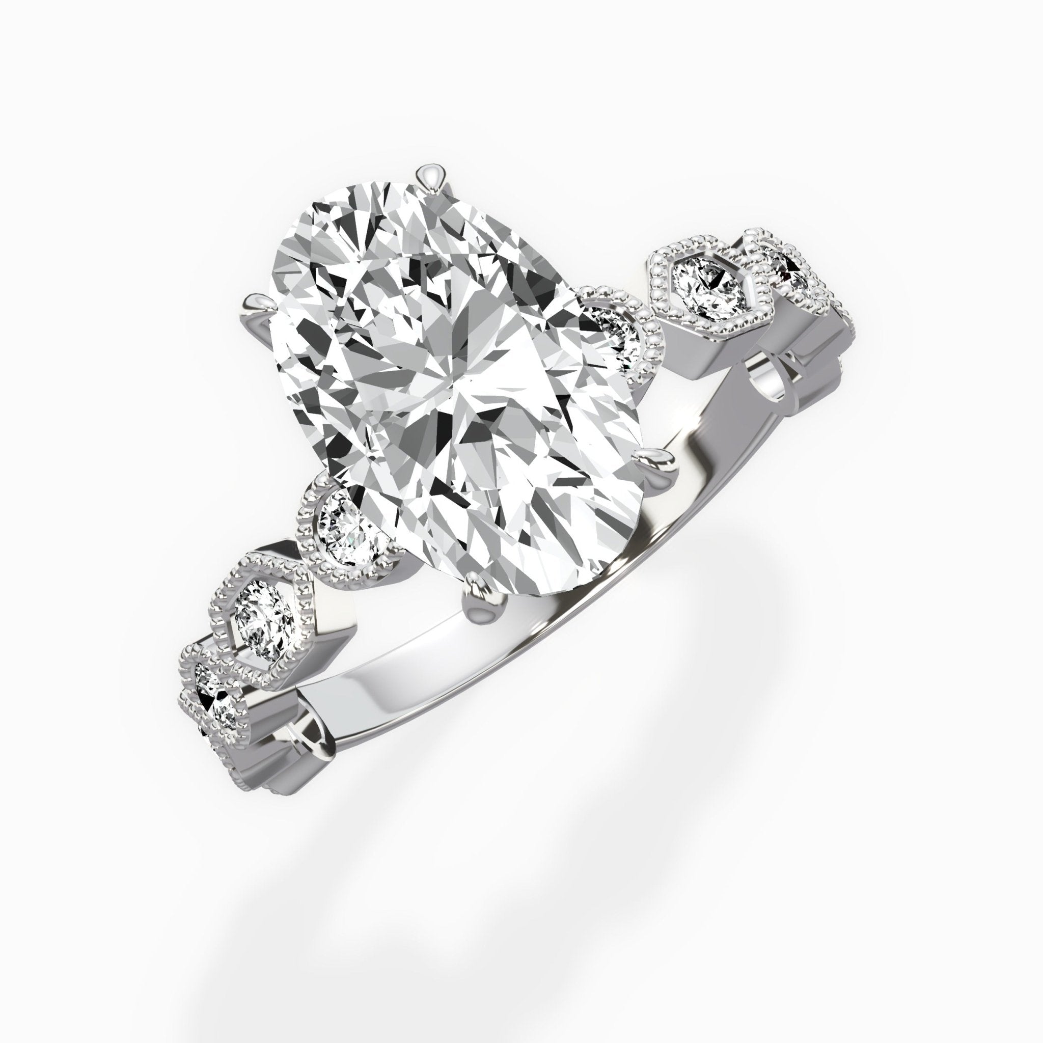 Devotion Vintage Style Engagement Ring - The Better Diamonds