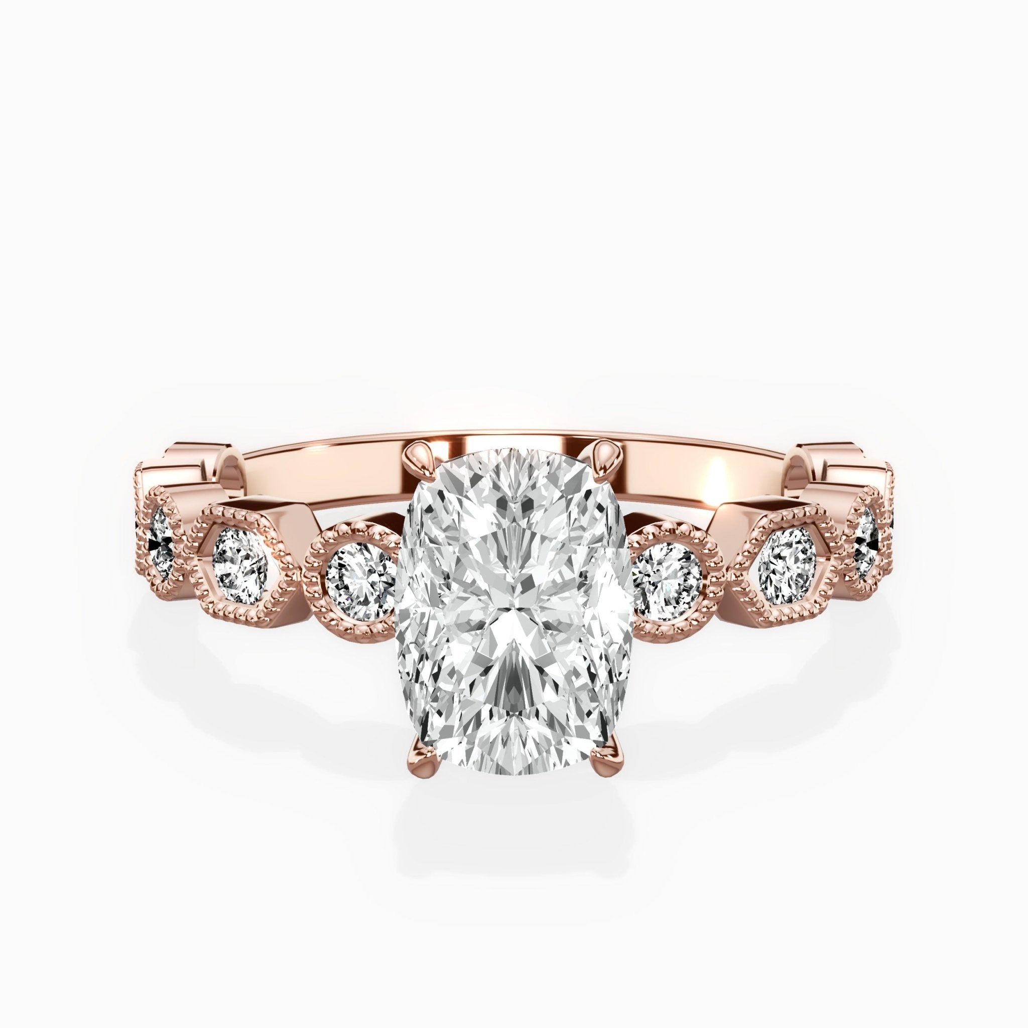 Devotion Vintage Style Engagement Ring - The Better Diamonds