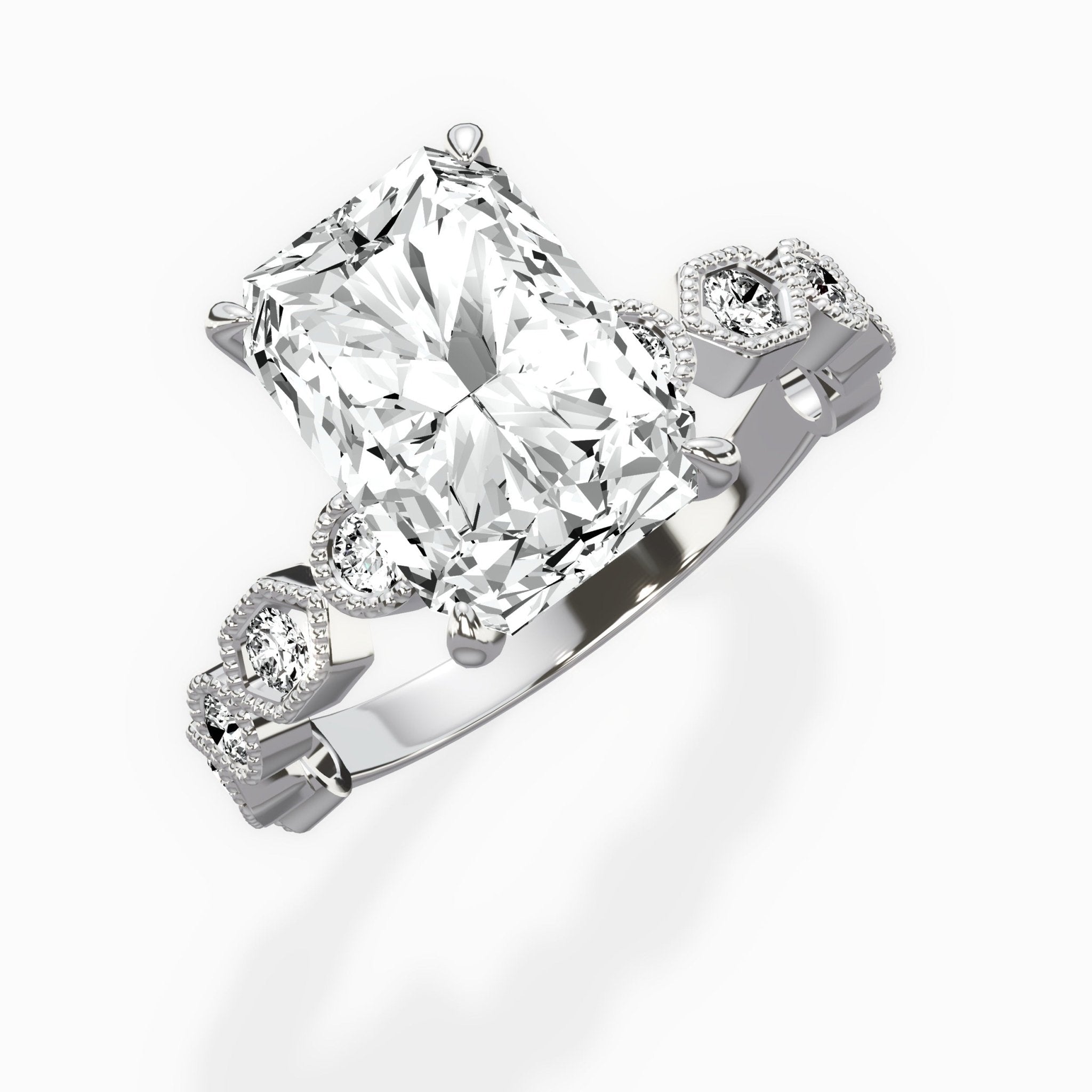 Devotion Vintage Style Engagement Ring - The Better Diamonds