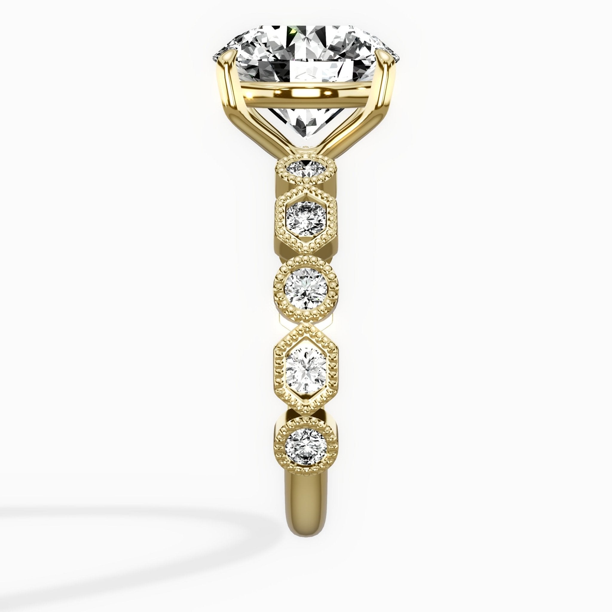 Devotion Vintage Style Engagement Ring - The Better Diamonds