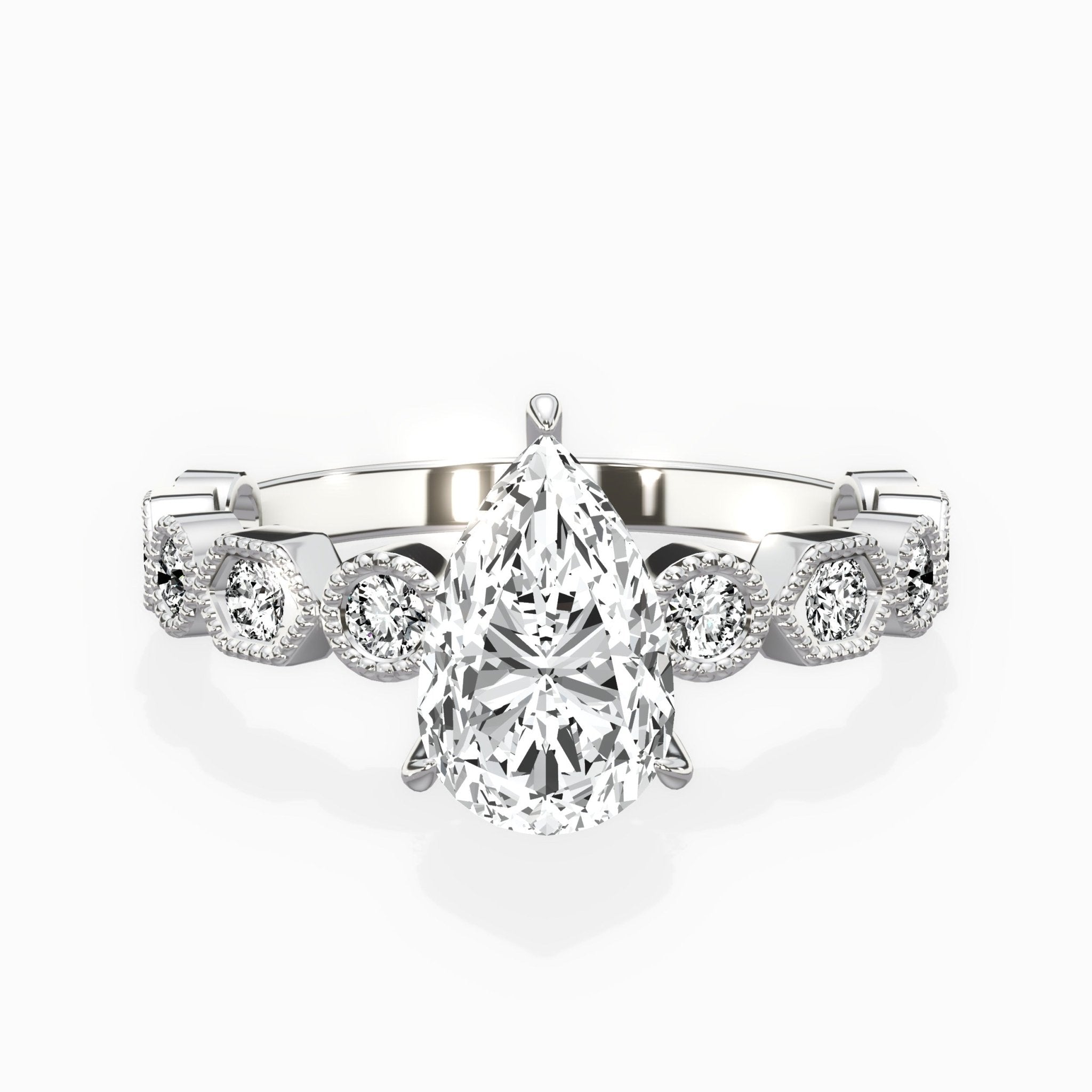 Devotion Vintage Style Engagement Ring - The Better Diamonds
