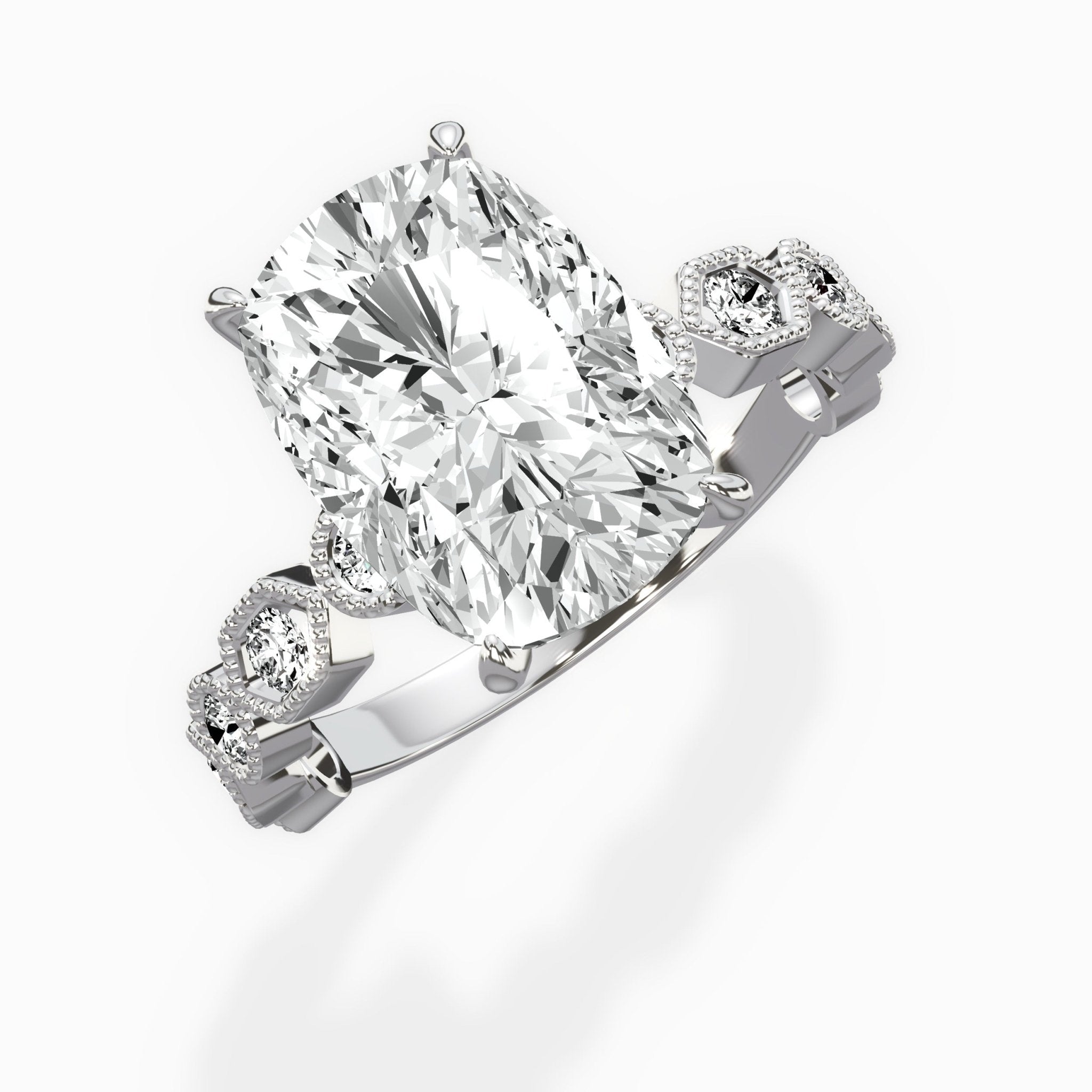 Devotion Vintage Style Engagement Ring - The Better Diamonds