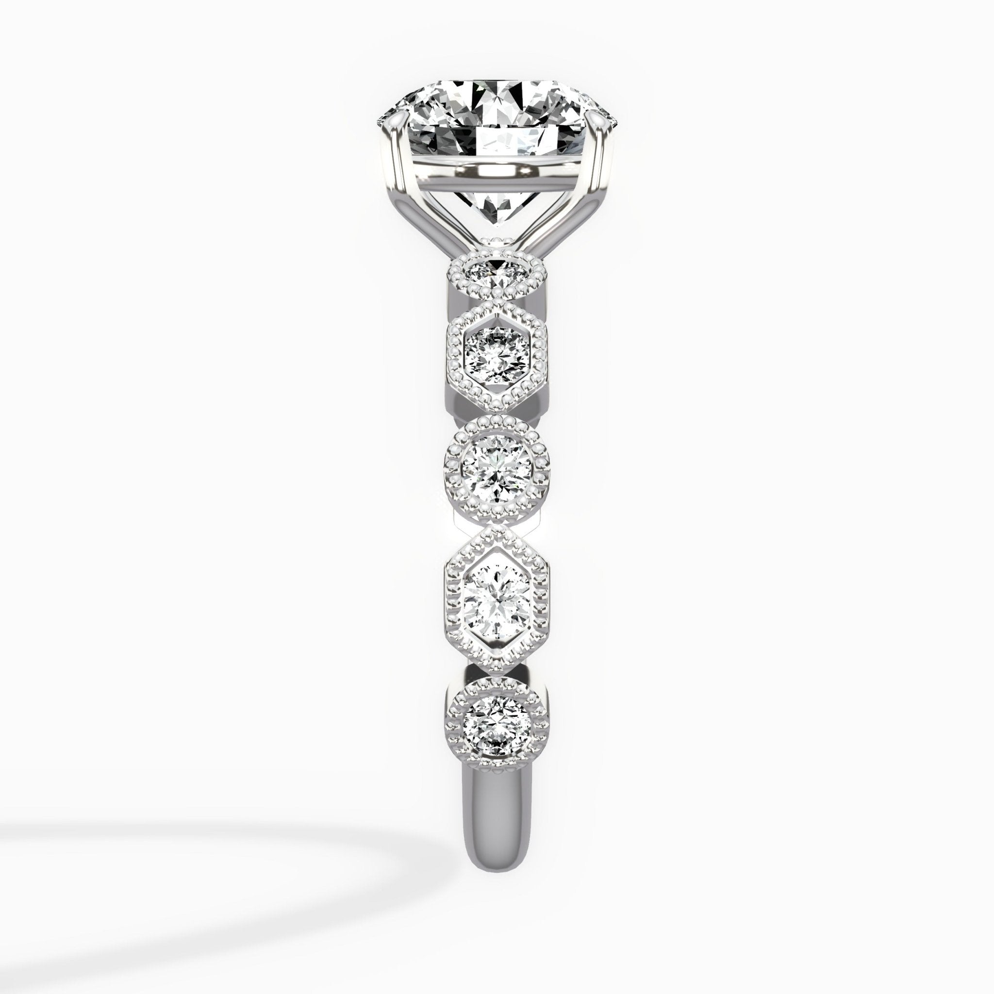 Devotion Vintage Style Engagement Ring - The Better Diamonds