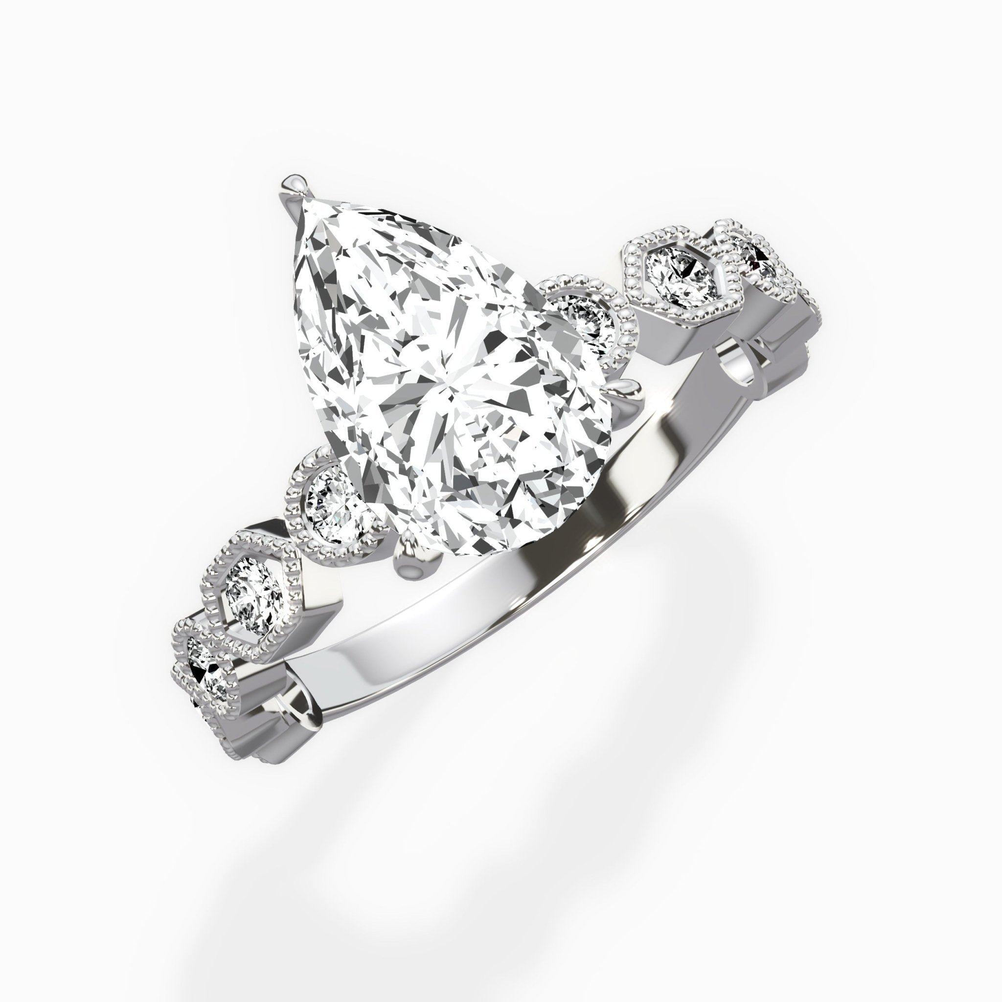 Devotion Vintage Style Engagement Ring - The Better Diamonds