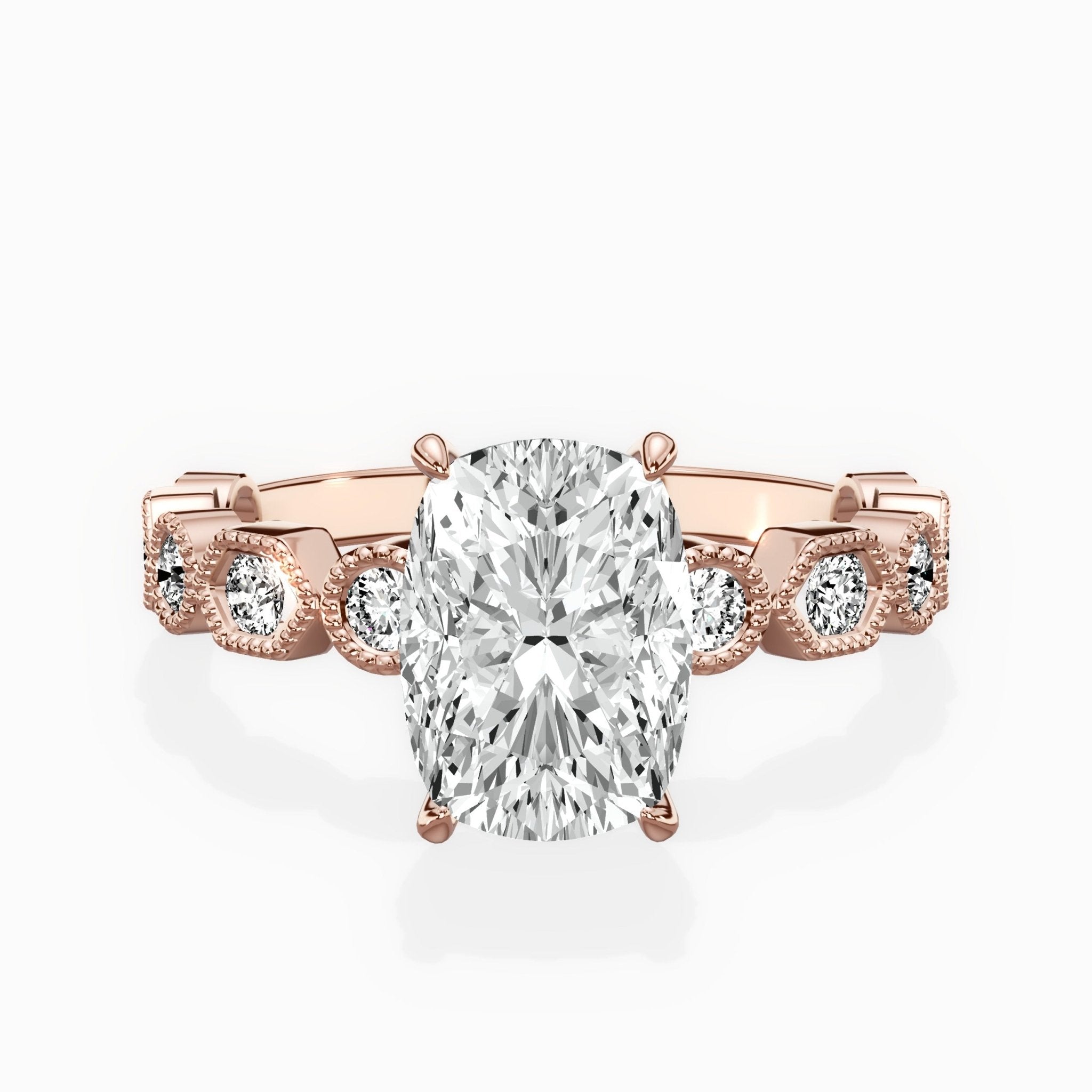 Devotion Vintage Style Engagement Ring - The Better Diamonds