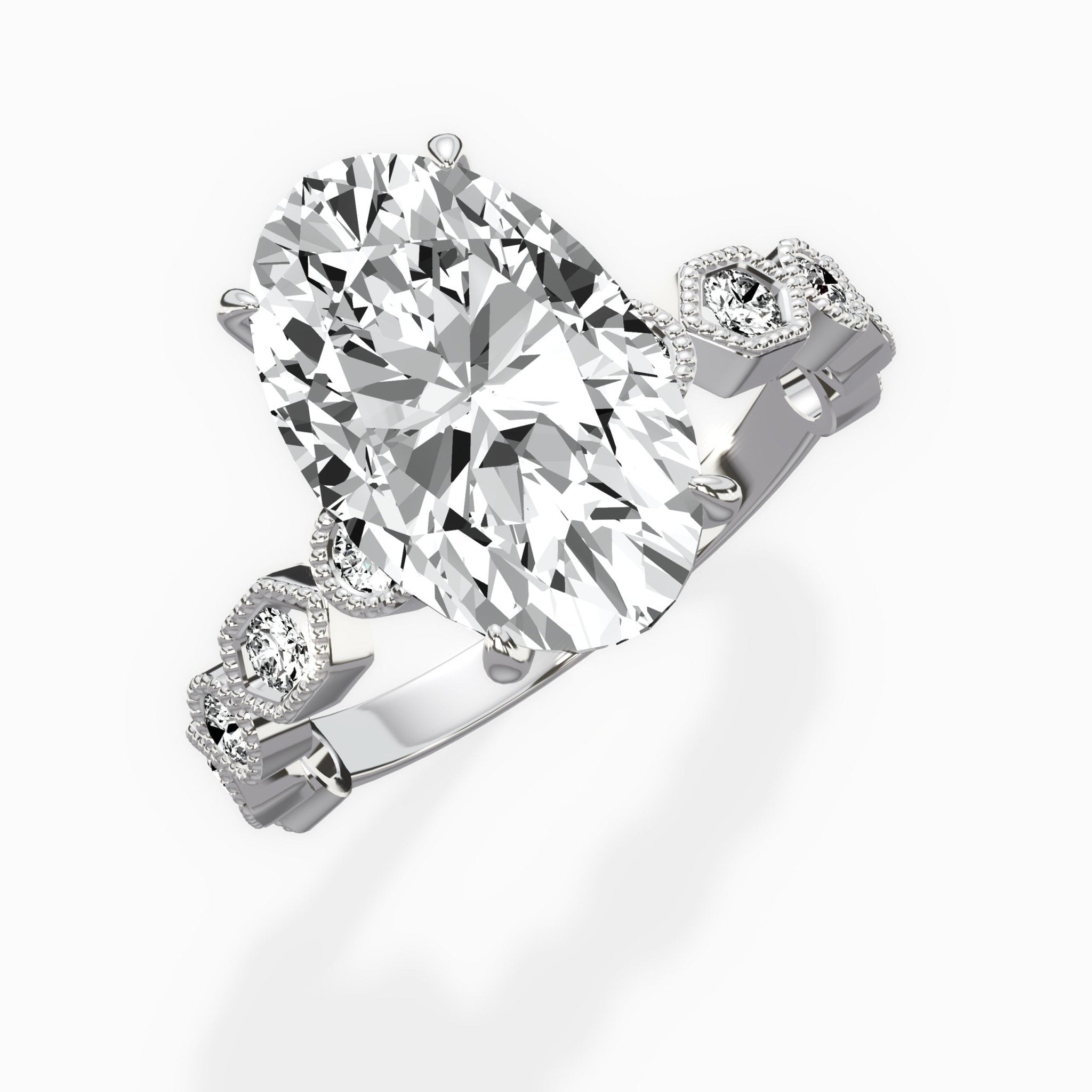 Devotion Vintage Style Engagement Ring - The Better Diamonds