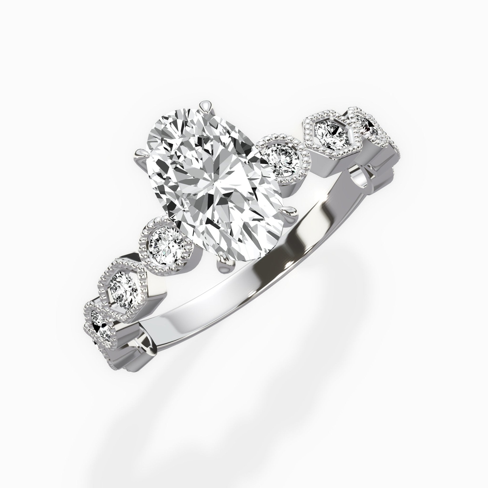 Devotion Vintage Style Engagement Ring - The Better Diamonds