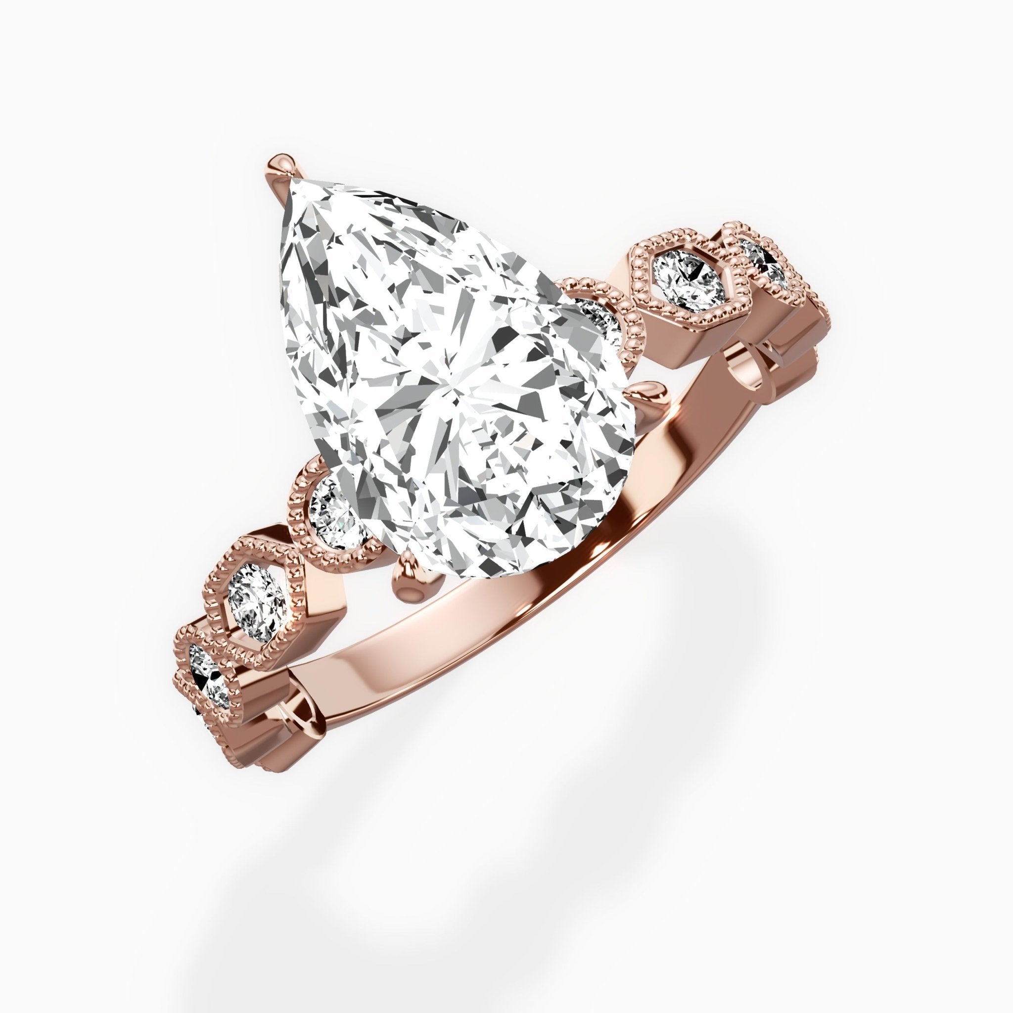 Devotion Vintage Style Engagement Ring - The Better Diamonds