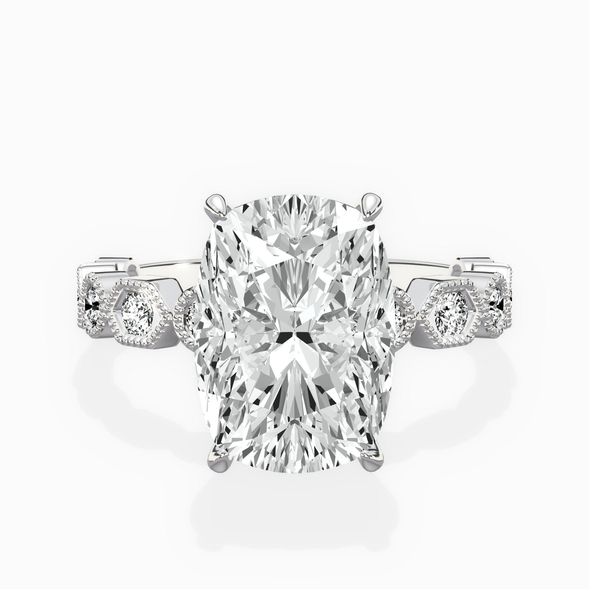 Devotion Vintage Style Engagement Ring - The Better Diamonds