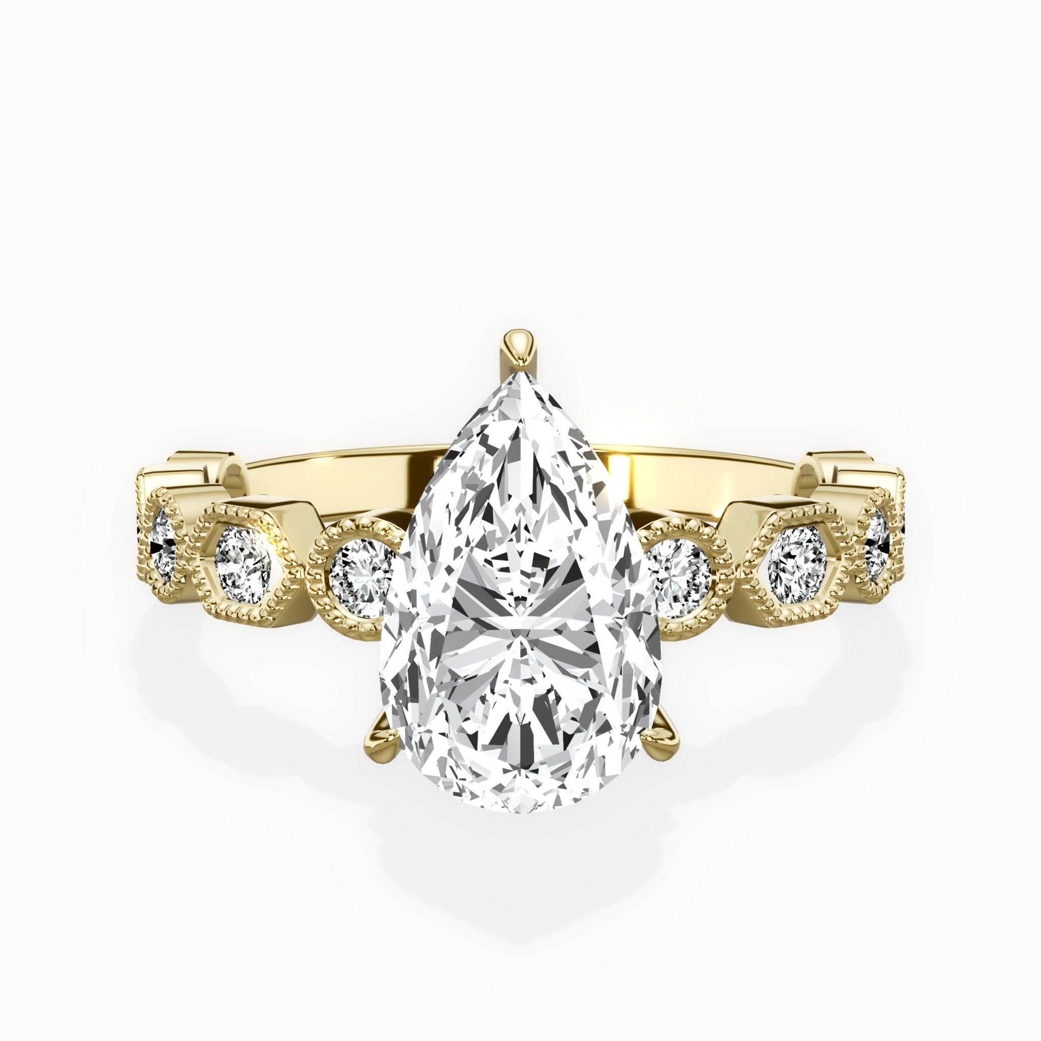 Devotion Vintage Style Engagement Ring - The Better Diamonds