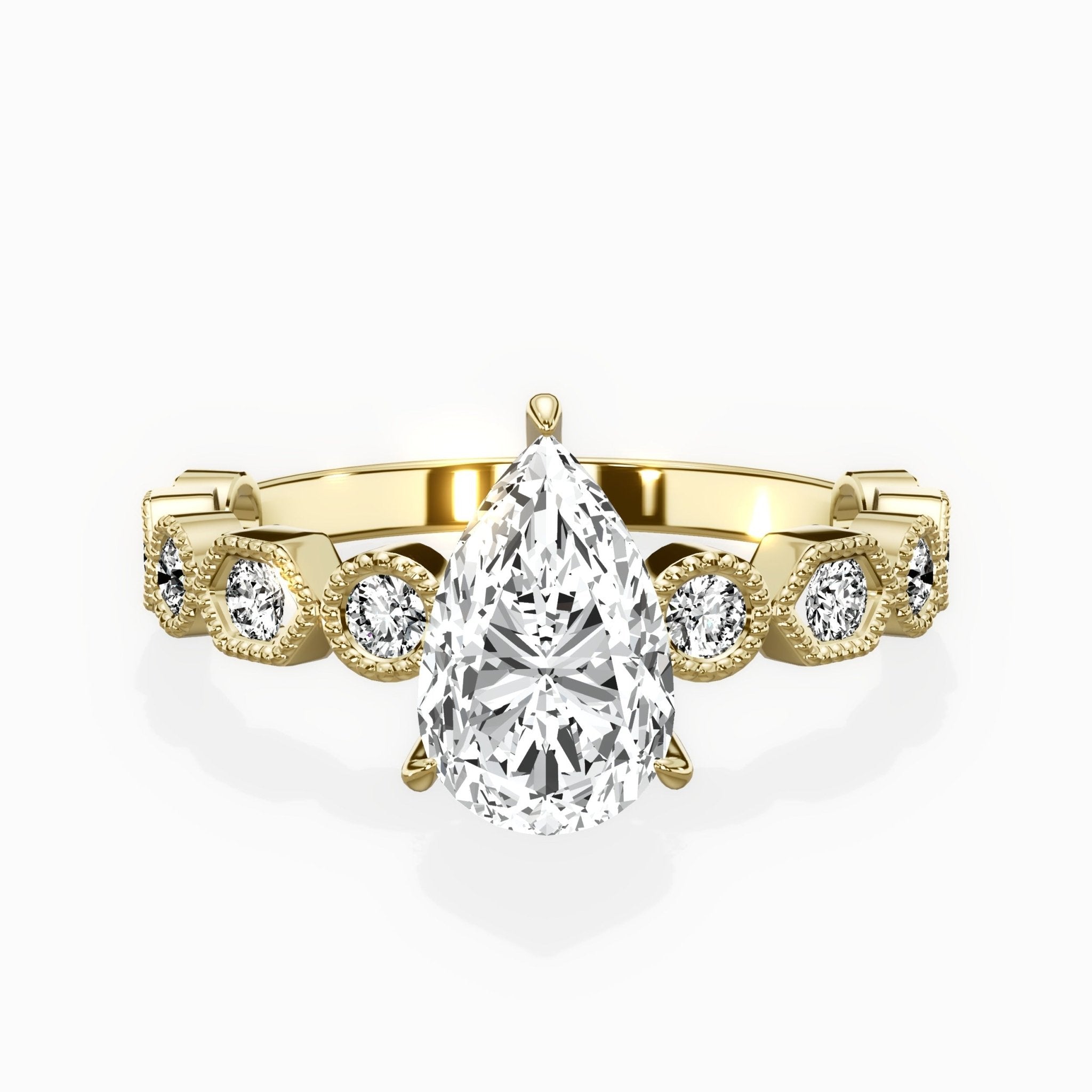 Devotion Vintage Style Engagement Ring - The Better Diamonds