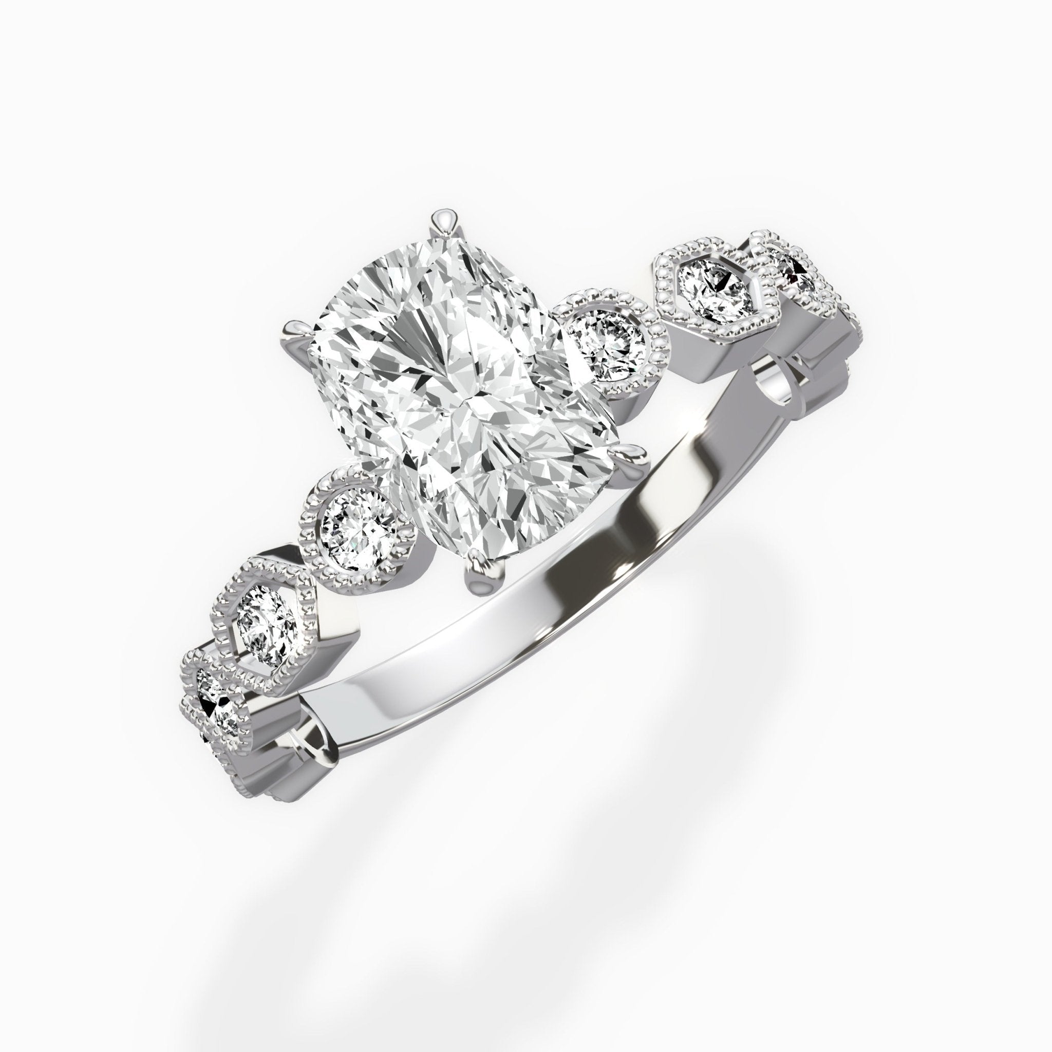 Devotion Vintage Style Engagement Ring - The Better Diamonds