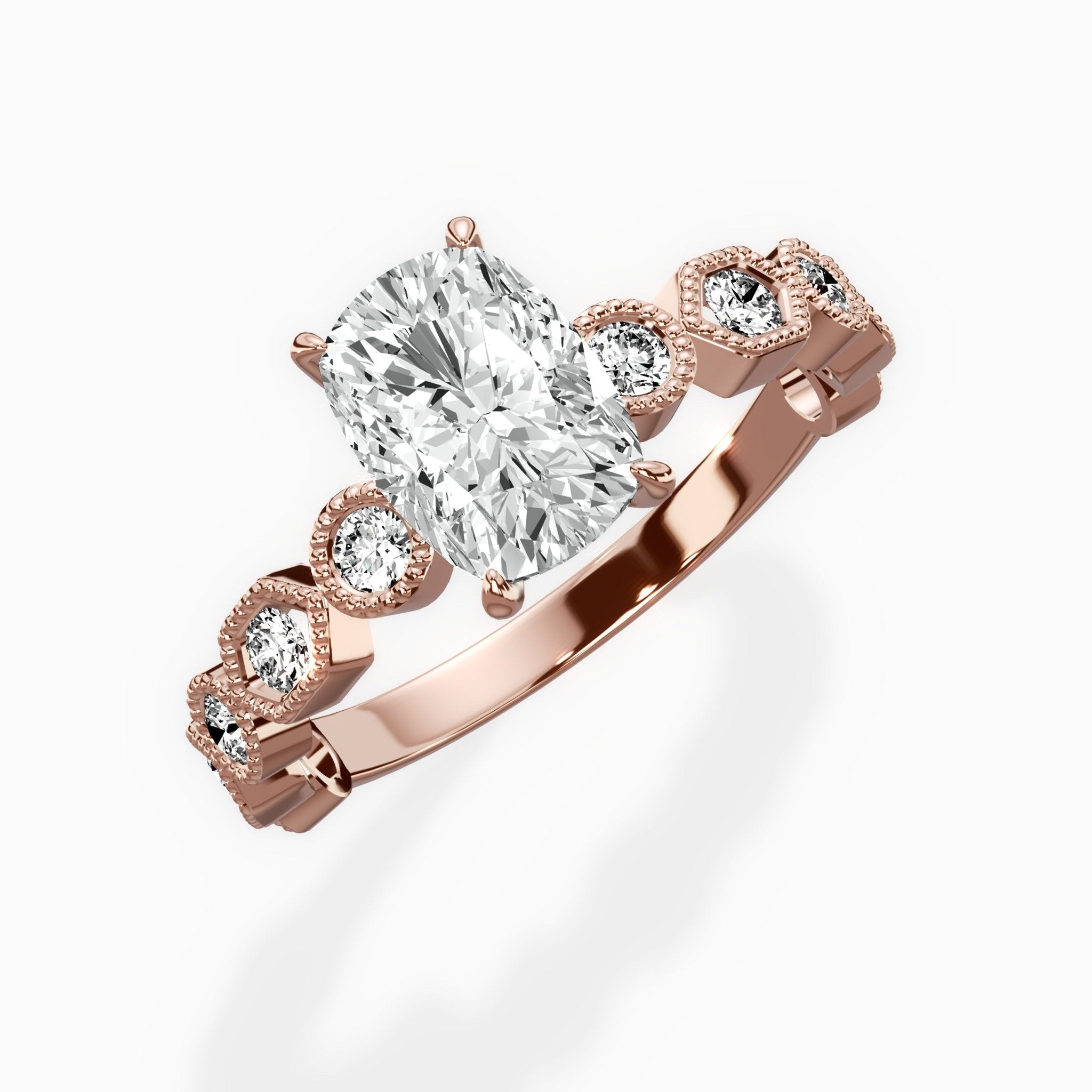 Devotion Vintage Style Engagement Ring - The Better Diamonds