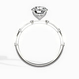 Eleni Solitaire 1.05 ct Round Engagement Ring in White Gold - The Better Diamonds