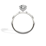 Eleni Solitaire 1.05 ct Round Engagement Ring in White Gold - The Better Diamonds