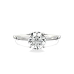 Eleni Solitaire 1.05 ct Round Engagement Ring in White Gold - The Better Diamonds