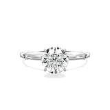 Eleni Solitaire 1.05 ct Round Engagement Ring in White Gold - The Better Diamonds