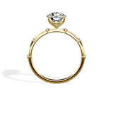 Eleni Solitaire 1.06 ct Round Engagement Ring in Yellow Gold - The Better Diamonds