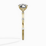 Eleni Solitaire 1.06 ct Round Engagement Ring in Yellow Gold - The Better Diamonds