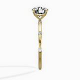 Eleni Solitaire 1.06 ct Round Engagement Ring in Yellow Gold - The Better Diamonds