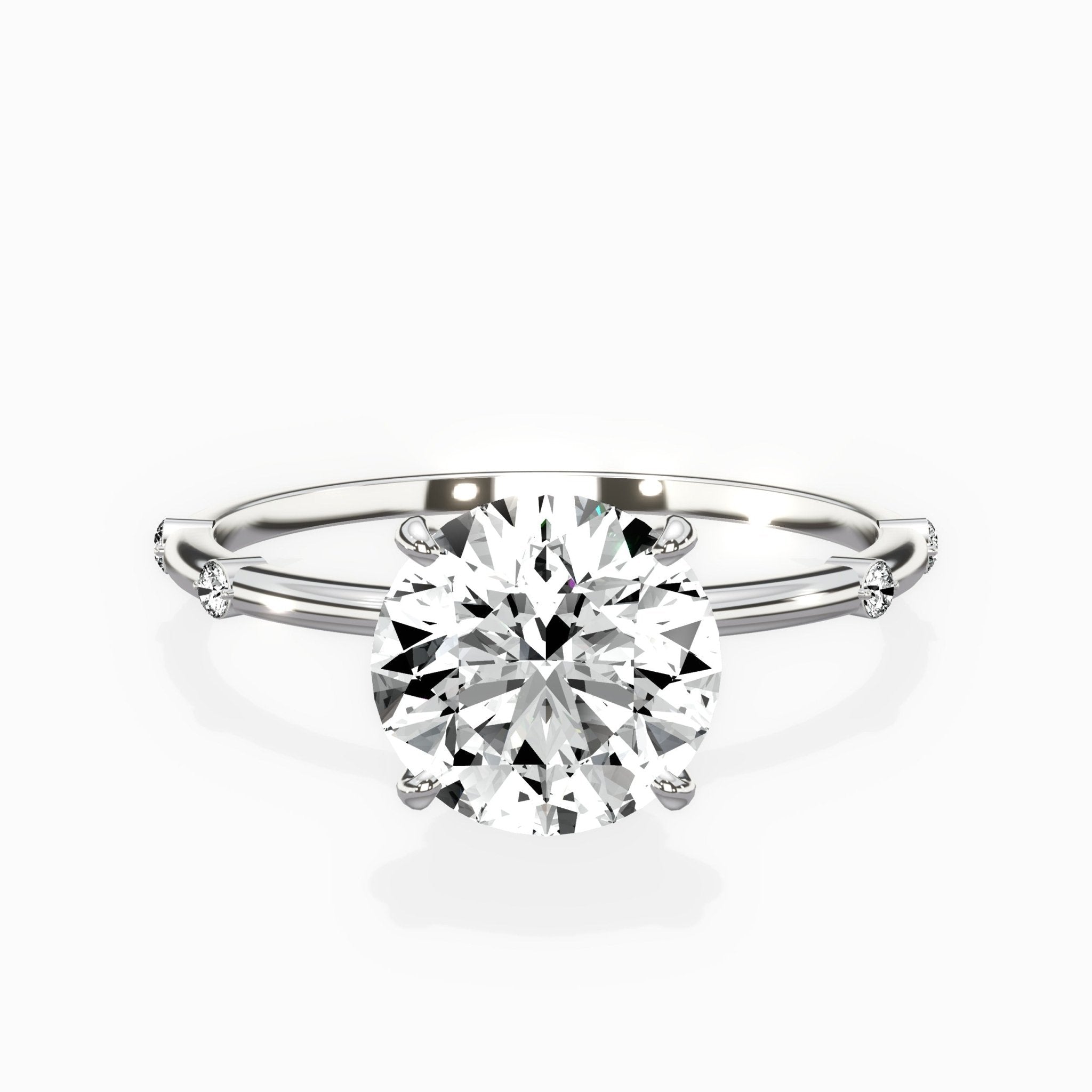 Eleni Solitaire Engagement Ring - The Better Diamonds