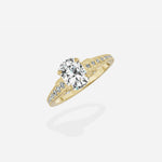 Elle Vintage Style Engagement Ring - The Better Diamonds